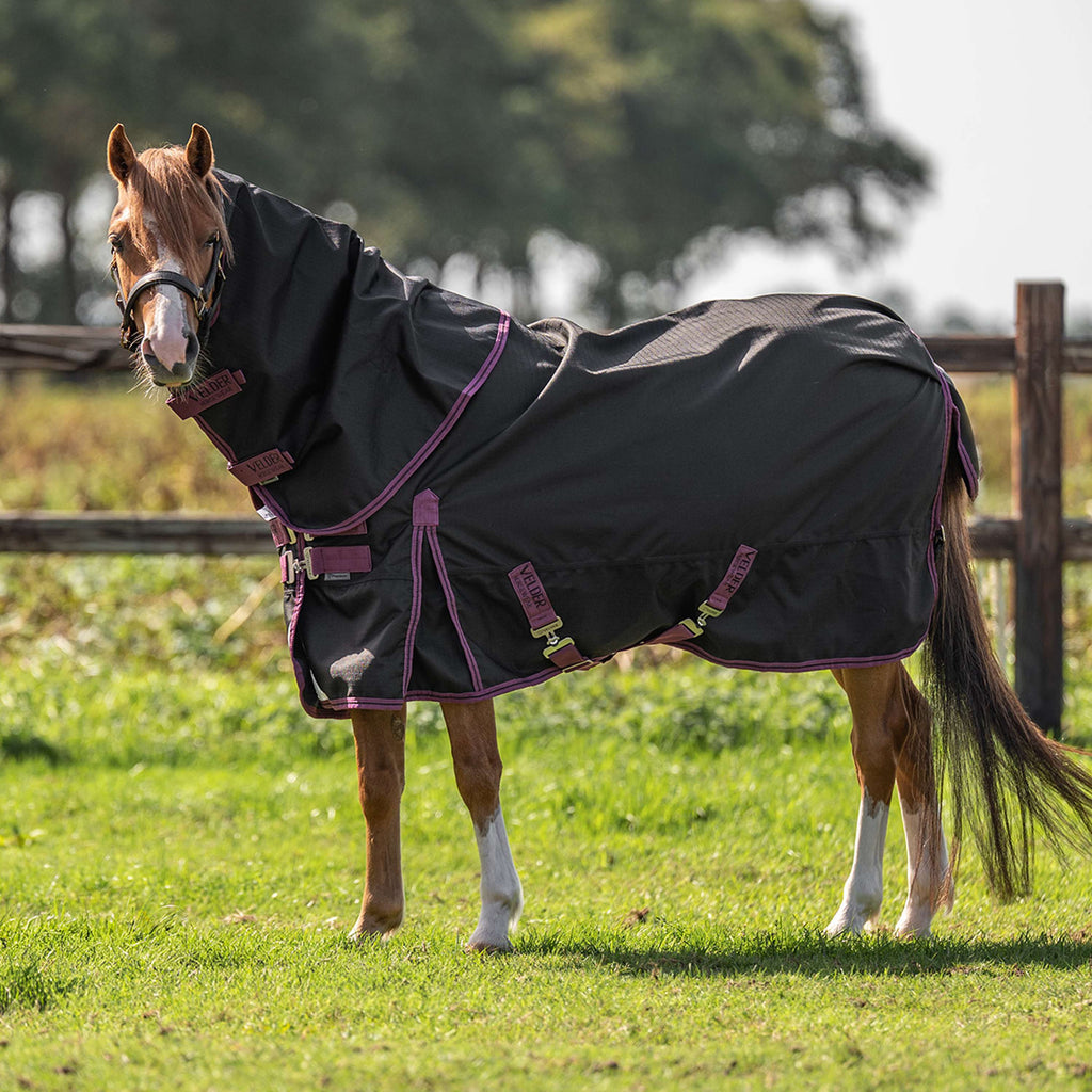 Velder Horsewear Premium Pony Turnout Rug 1200D 0g Schwarz