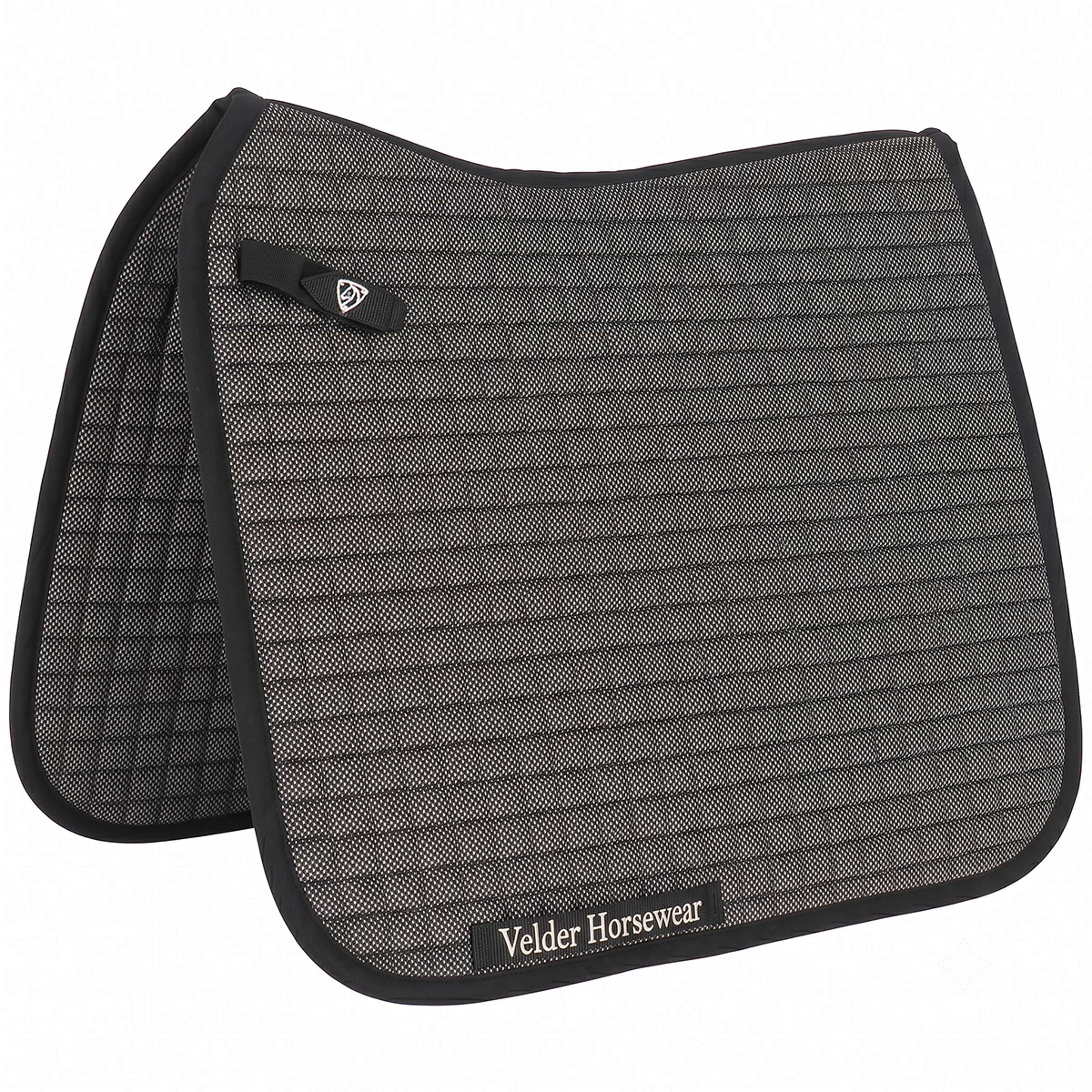 Velder Horsewear Premium Schabracke Bamboo Dressur Schwarz