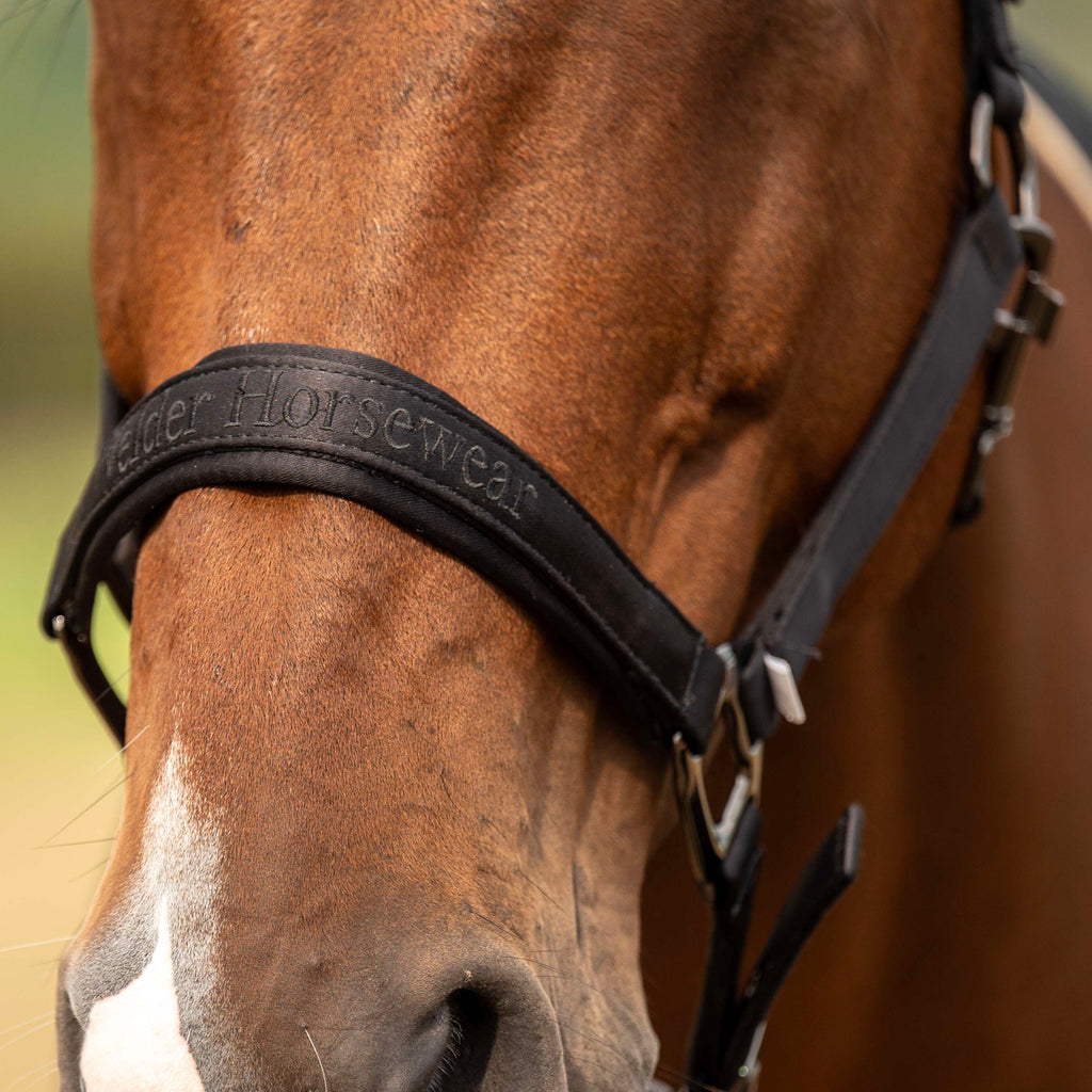 Velder Horsewear Premium Halfter Satin Glow Schwarz