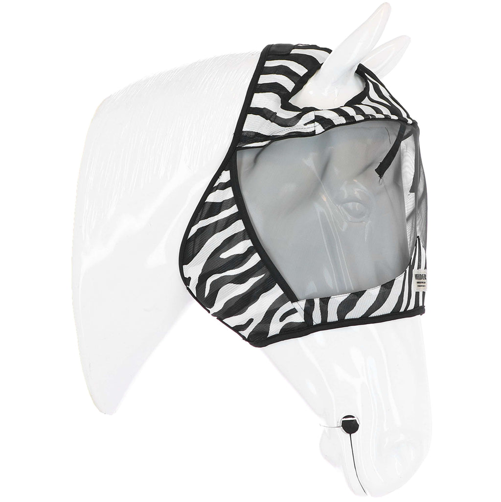 Velder Horsewear Essentials Fliegenmaske Zebra Ohne Ohren Schwarz/Weiß
