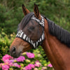 Velder Horsewear Essentials Fliegenmaske Zebra Ohne Ohren Schwarz/Weiß