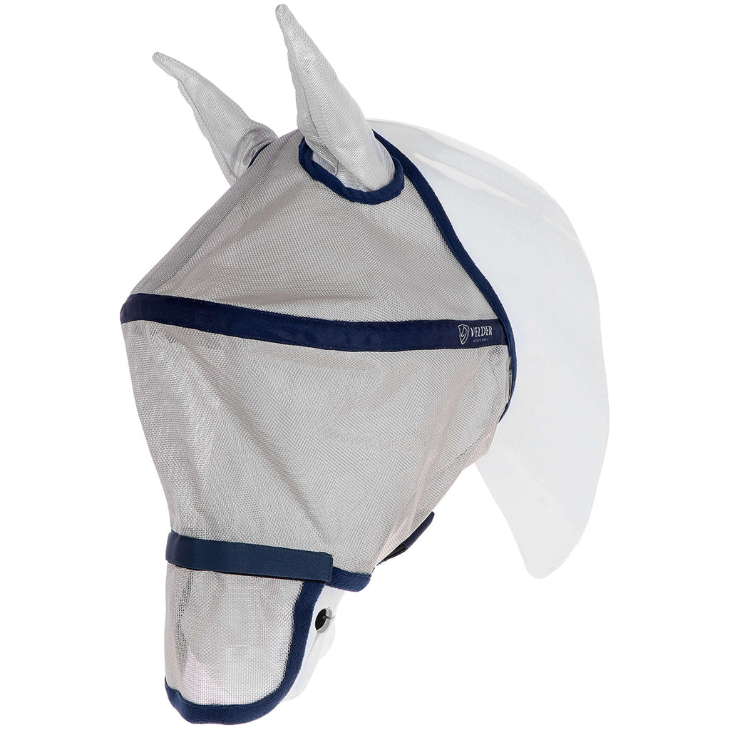Velder Horsewear Premium Fliegenmaske Comfort Space Tan/Navy