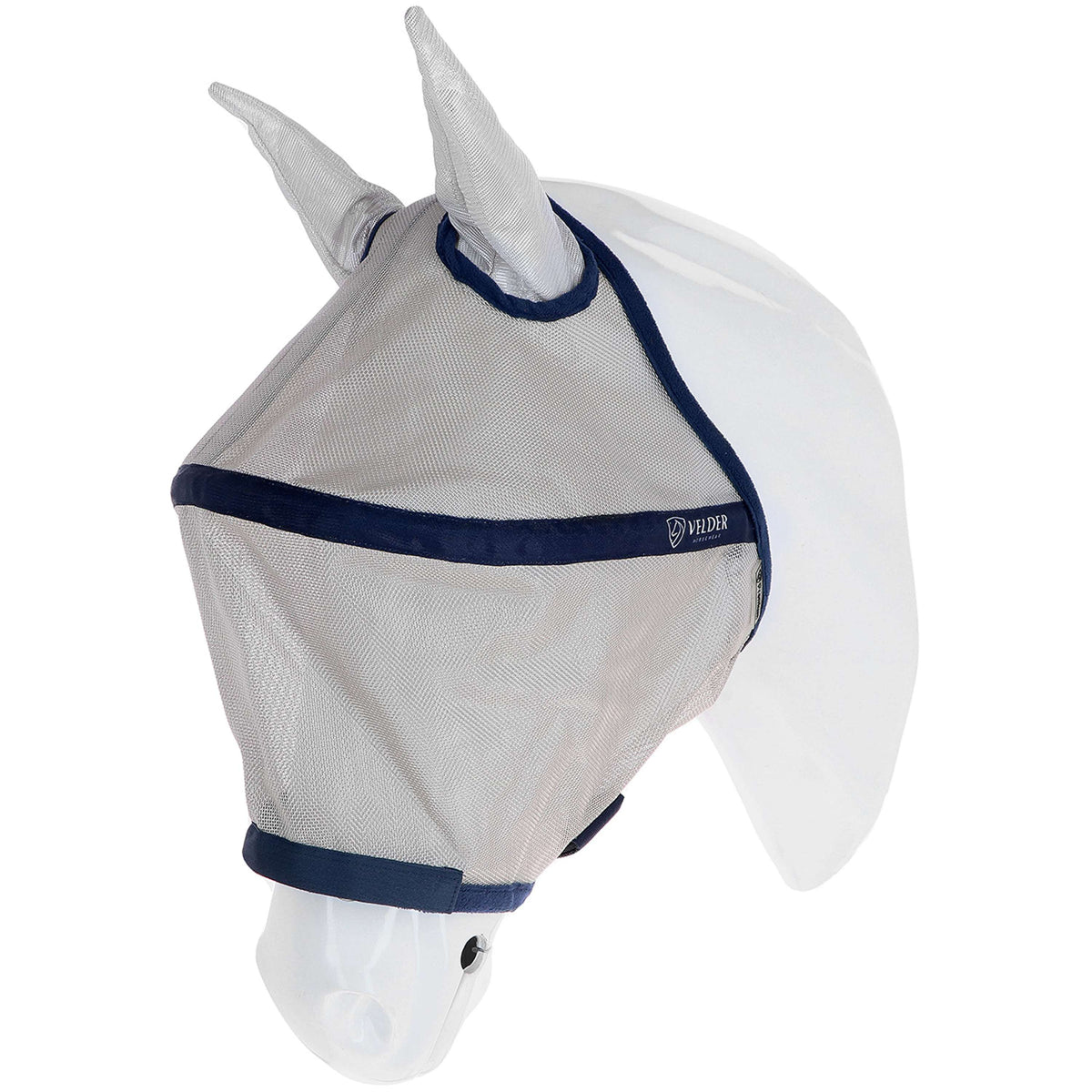 Velder Horsewear Premium Fliegenmaske Comfort Space Tan/Navy