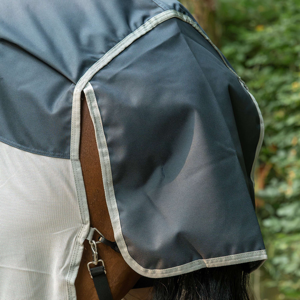 Velder Horsewear Premium Pony Fliegendecke Rainless Summer Navy/Field Grey