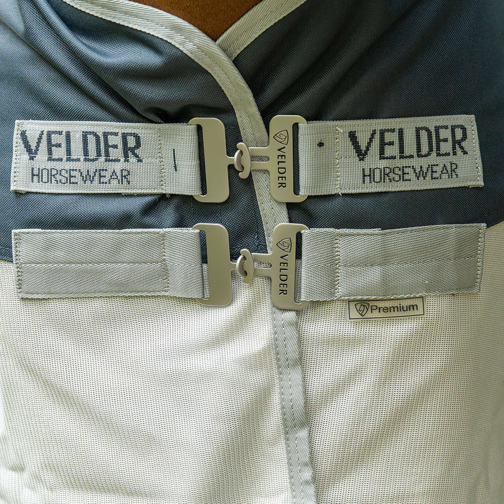 Velder Horsewear Premium Fliegendecke Rainless Summer Navy/Field Grey