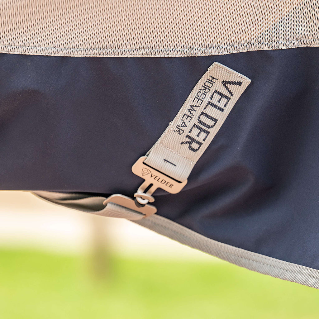 Velder Horsewear Premium Fliegendecke Rainless Fall Navy/Pearl Silver