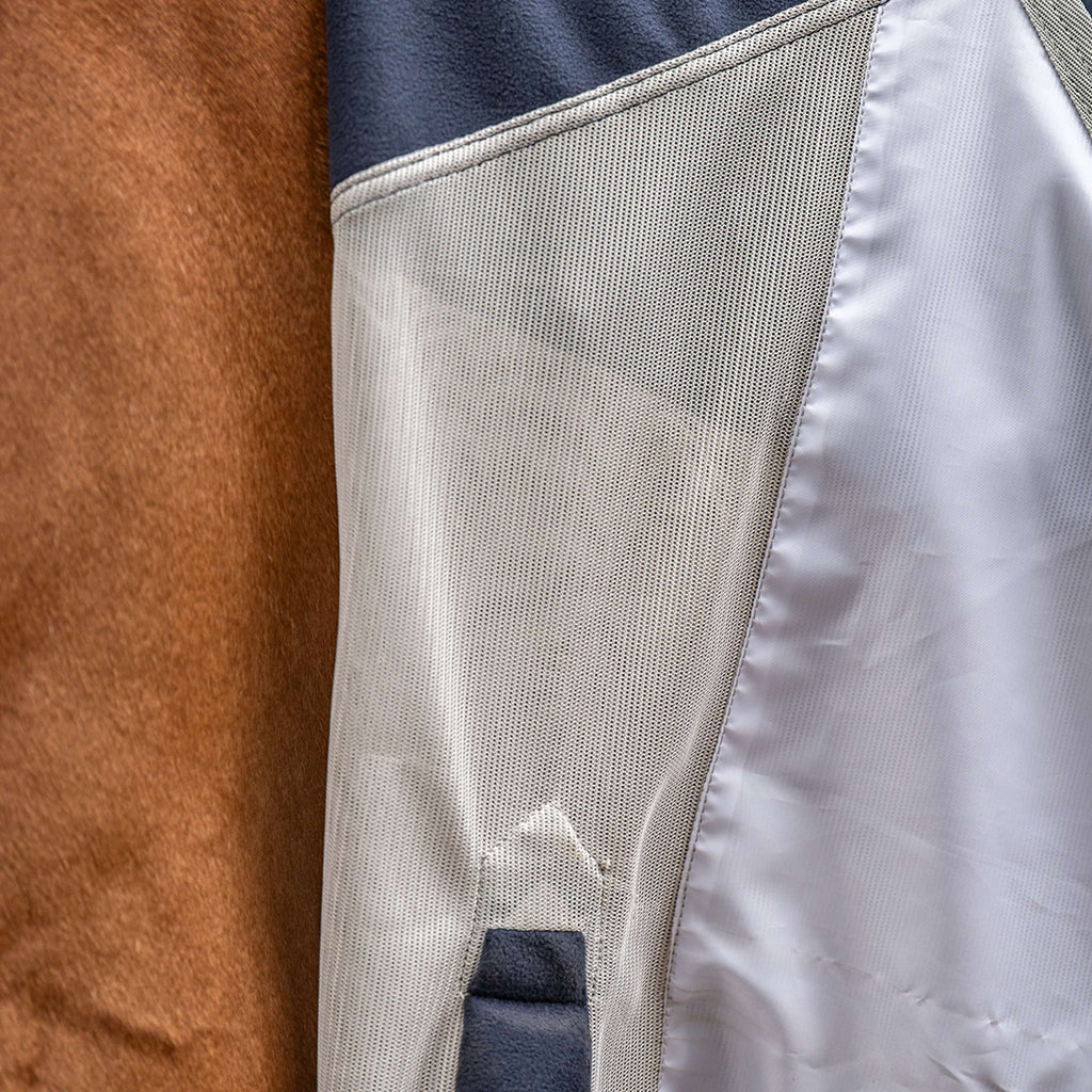 Velder Horsewear Premium Fliegendecke Rainless Fall Navy/Pearl Silver