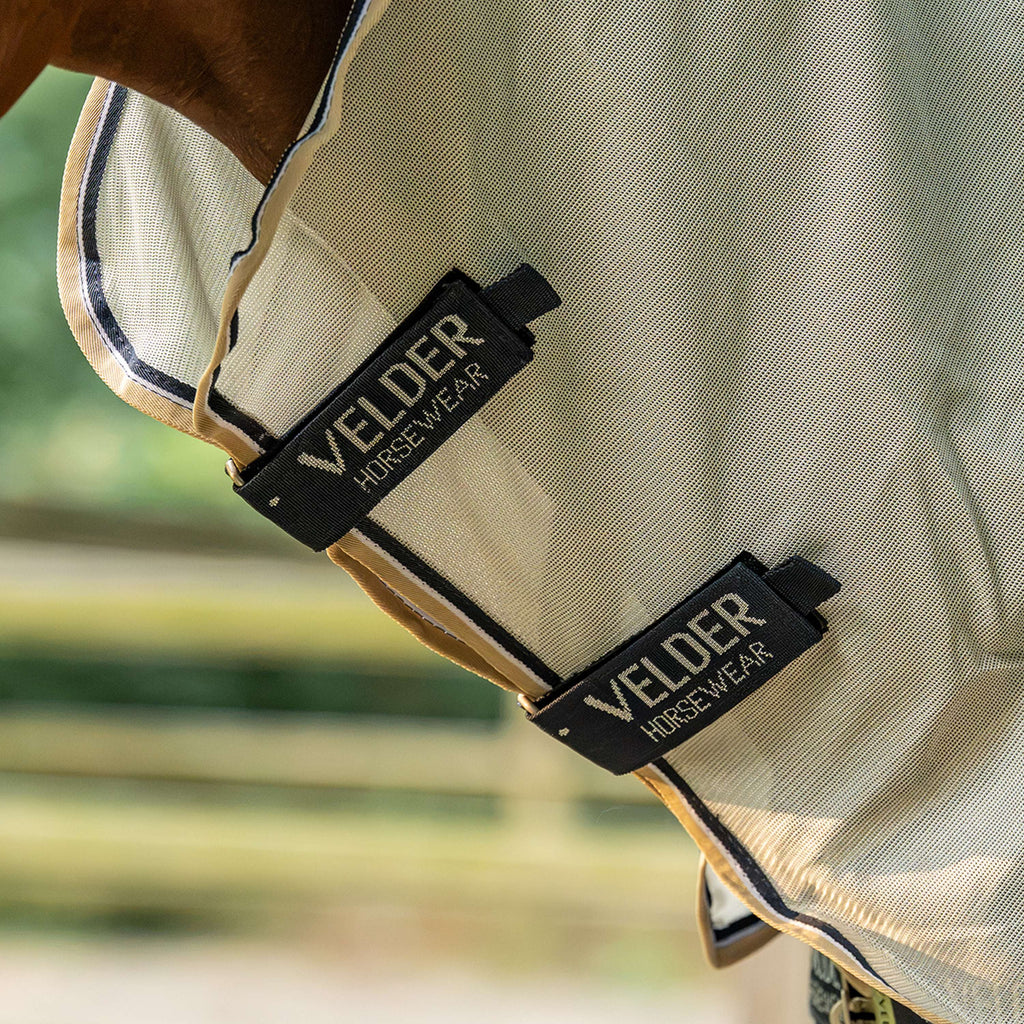 Velder Horsewear Premium Pony Fliegendecke Waterproof-Top Navy/Pearl Silver