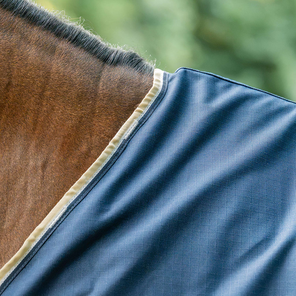 Velder Horsewear Premium Pony Fliegendecke Waterproof-Top Navy/Pearl Silver