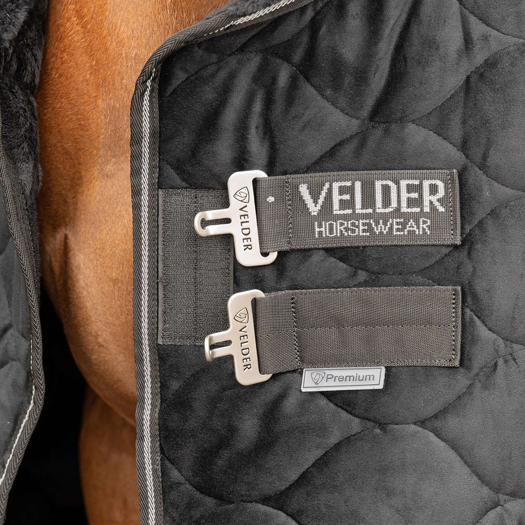 Velder Horsewear Premium Showdecke Satin Glow Black Night