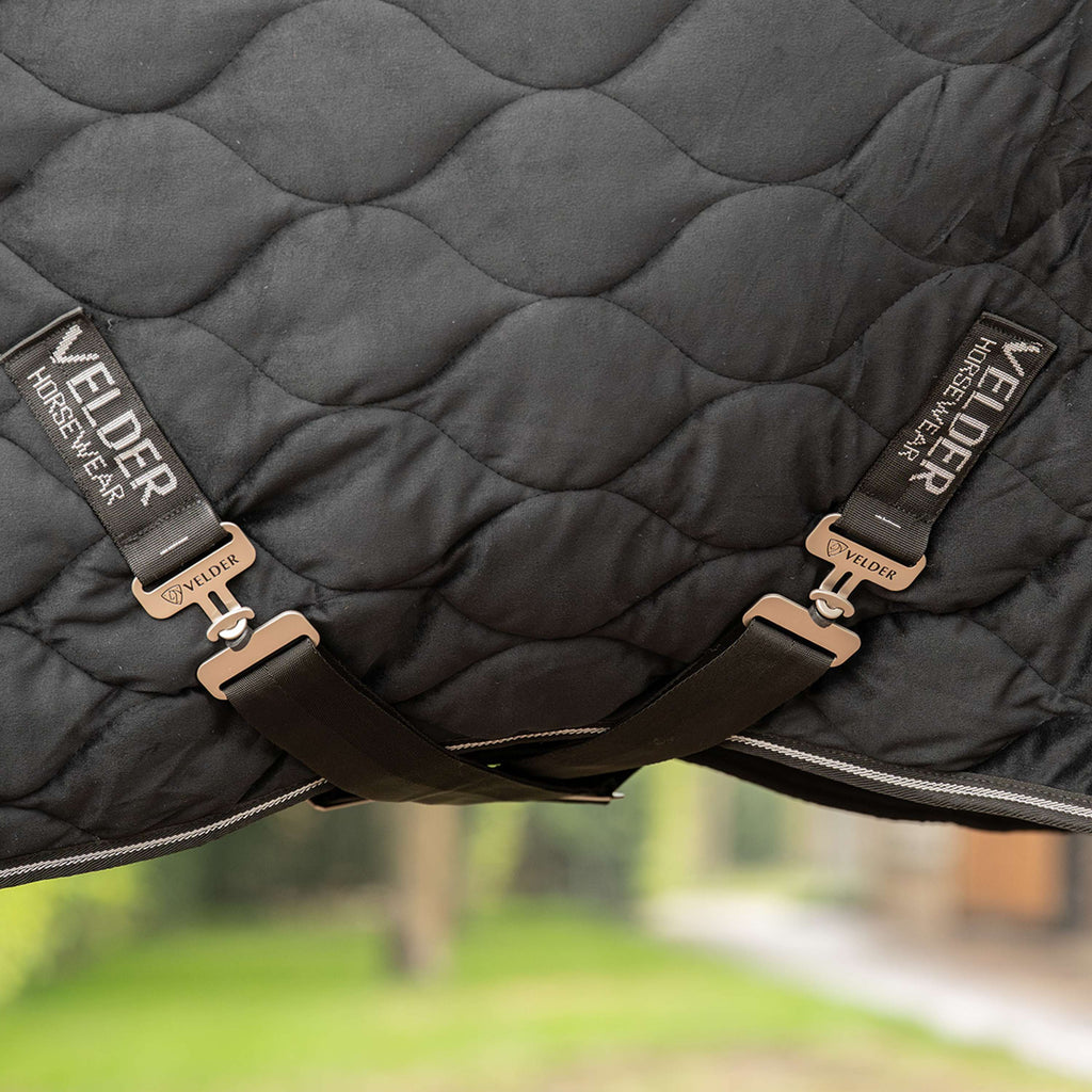 Velder Horsewear Premium Showdecke Satin Glow Black Night