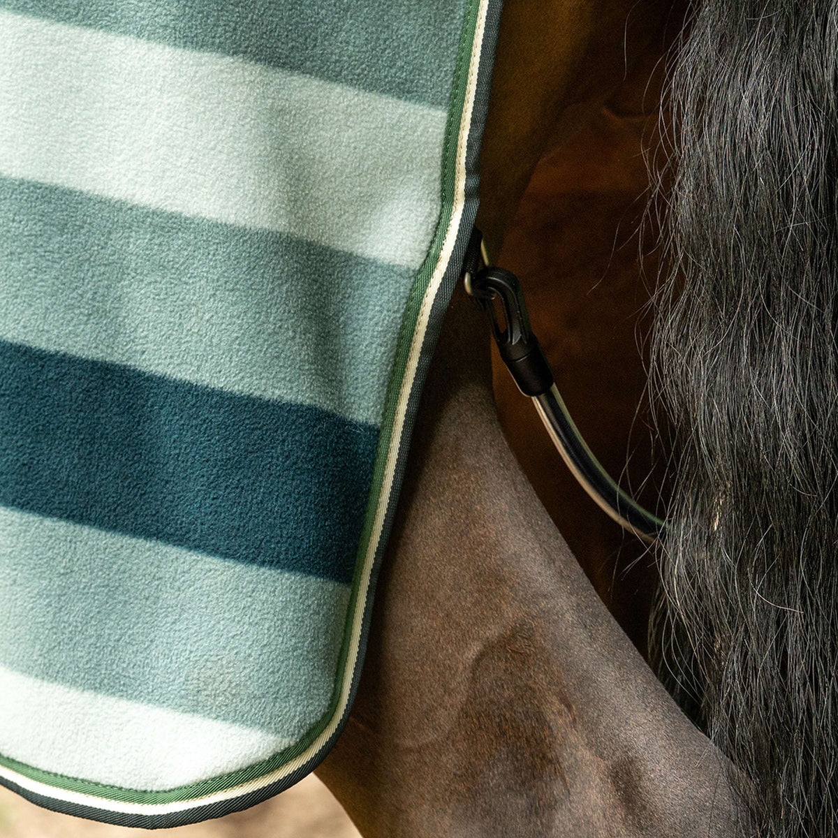 Velder Horsewear Stripe Cooler Rug Striped Night Forest
