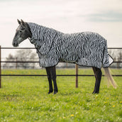 Velder Horsewear Fliegendecke mit Halsteil Zebra Schwarz/Weiß