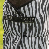Velder Horsewear Fliegendecke mit Halsteil Zebra Schwarz/Weiß