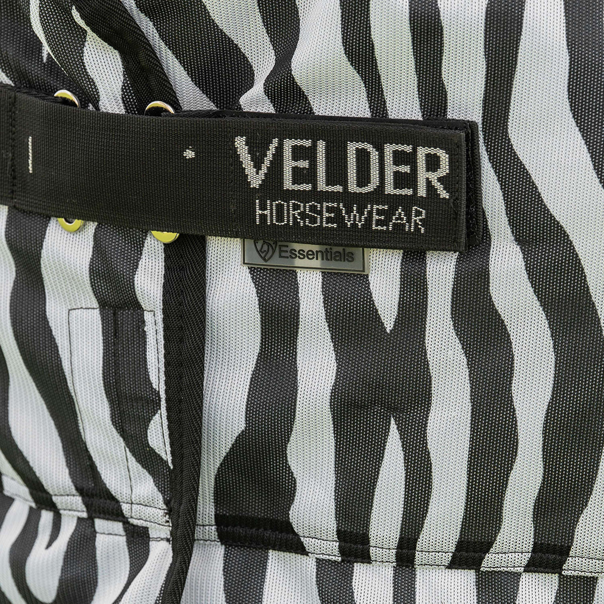 Velder Horsewear Fliegendecke mit Halsteil Zebra Schwarz/Weiß