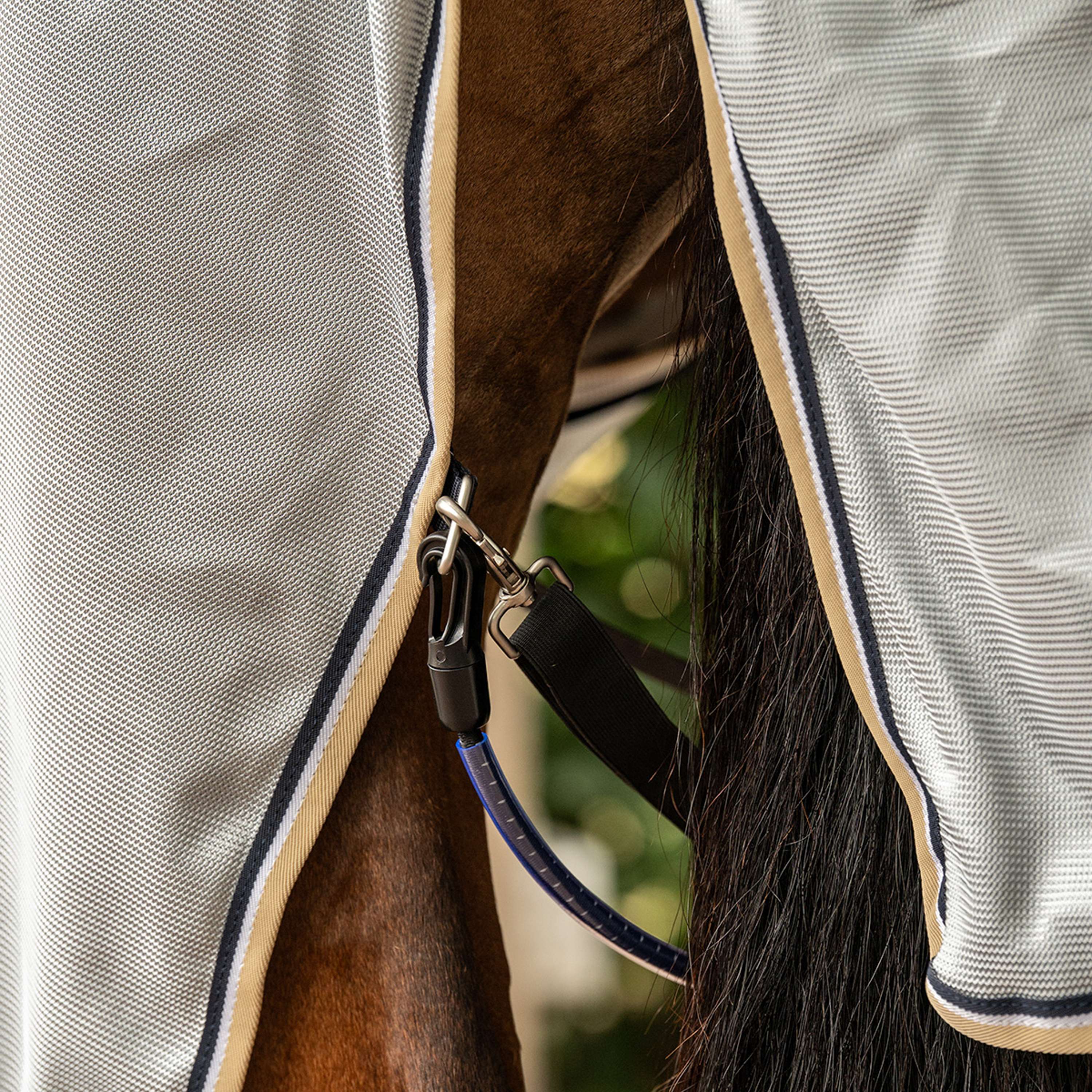 Velder Horsewear Premium Pony Fliegendecke Pearl Grey