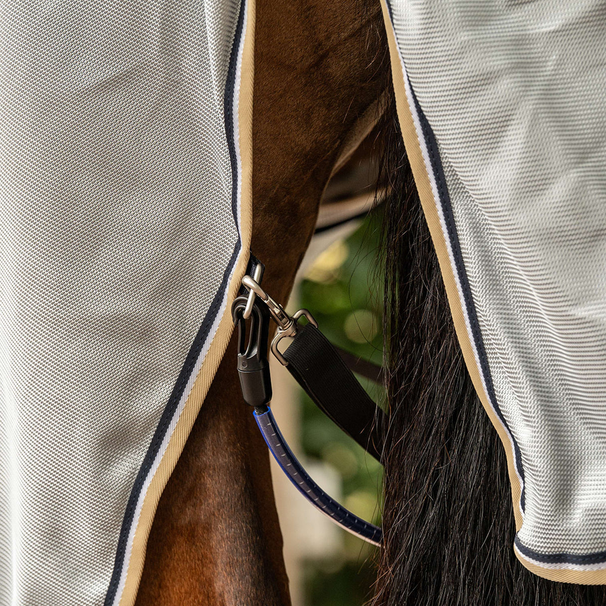 Velder Horsewear Premium Fliegendecke Pearl Grey