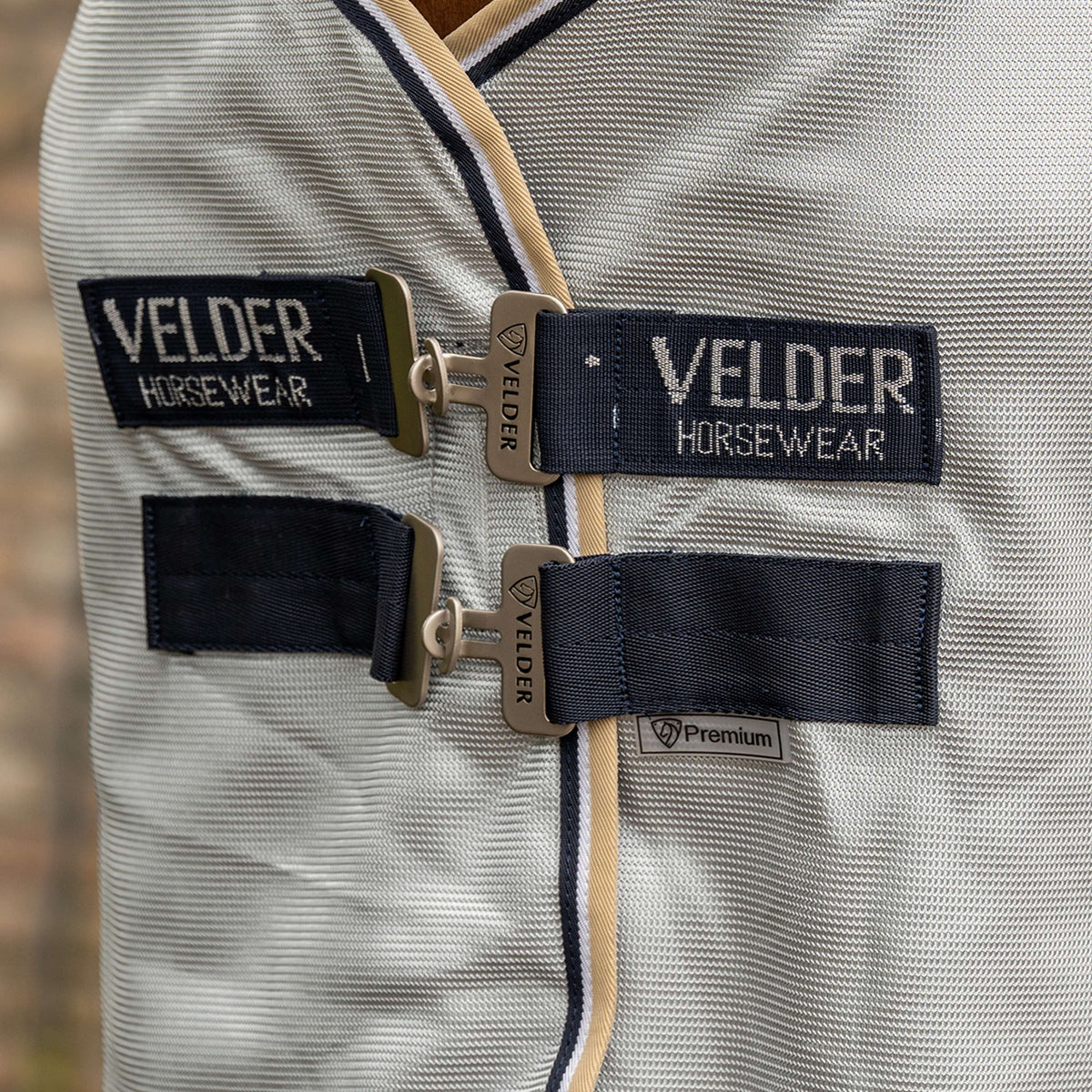 Velder Horsewear Premium Fliegendecke Pearl Grey
