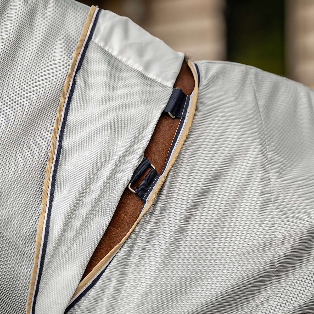 Velder Horsewear Premium Fliegendecke Pearl Grey