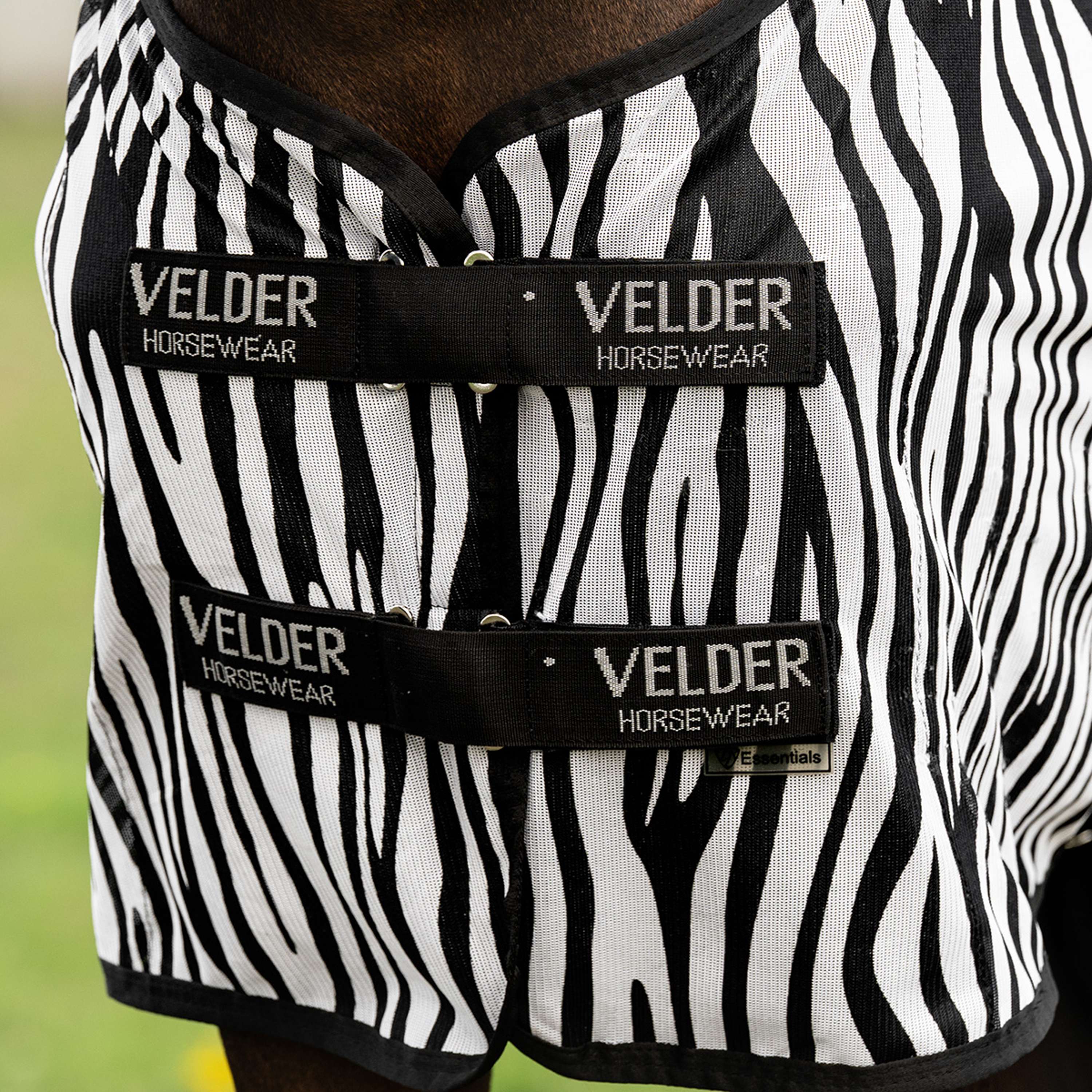 Velder Horsewear Essentials Fliegendecke Zebra Schwarz/Weiß