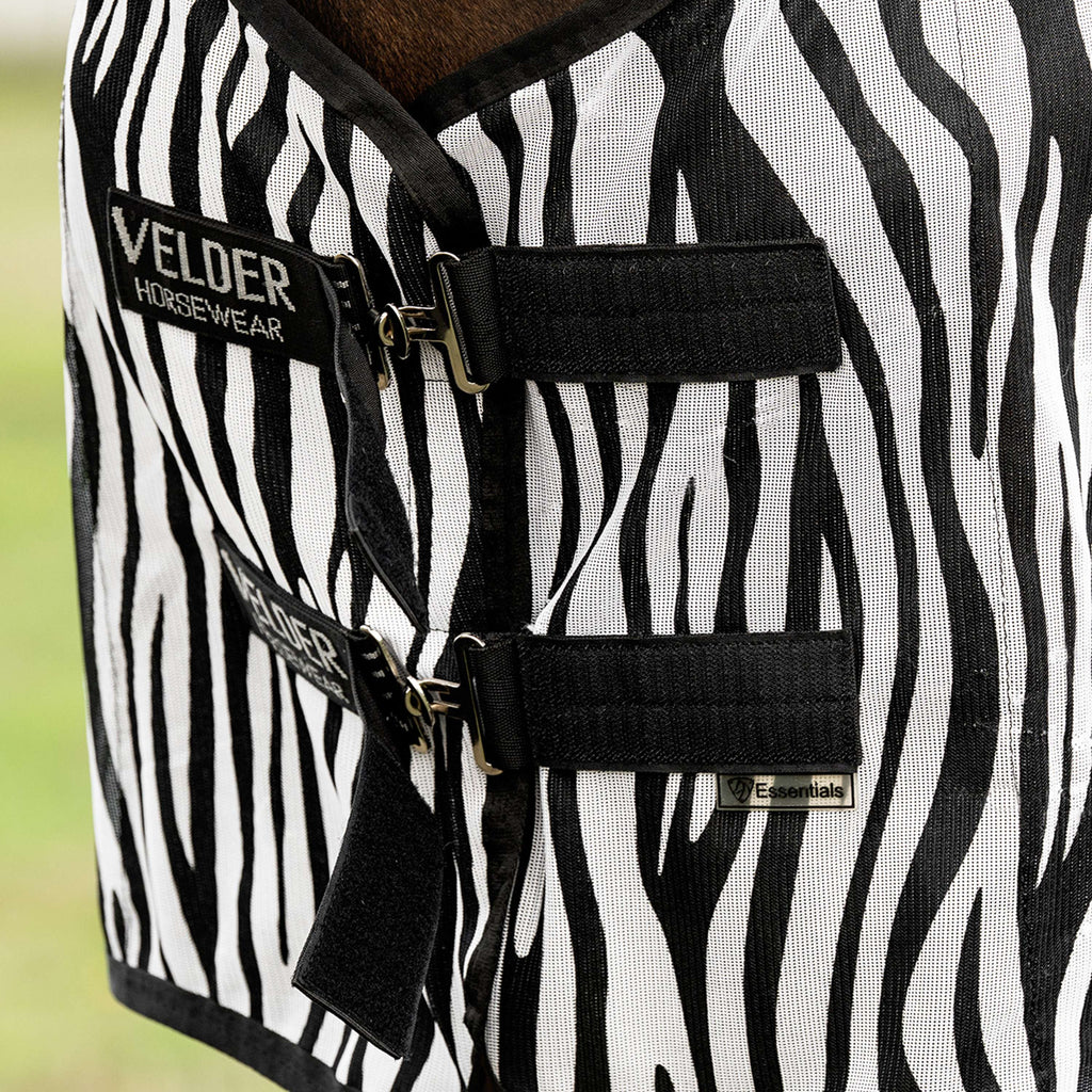 Velder Horsewear Essentials Fliegendecke Zebra Schwarz/Weiß