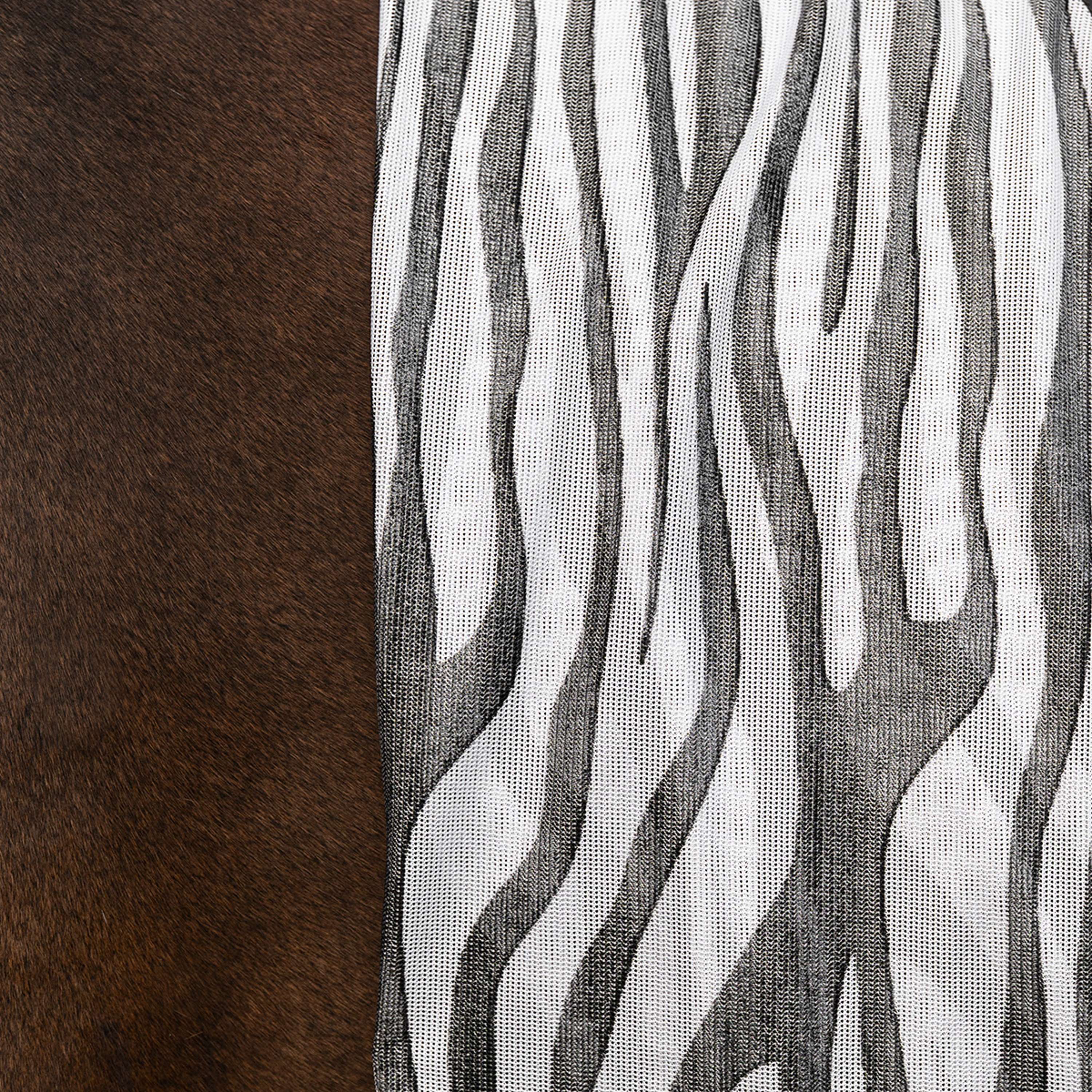 Velder Horsewear Essentials Fliegendecke Zebra Schwarz/Weiß