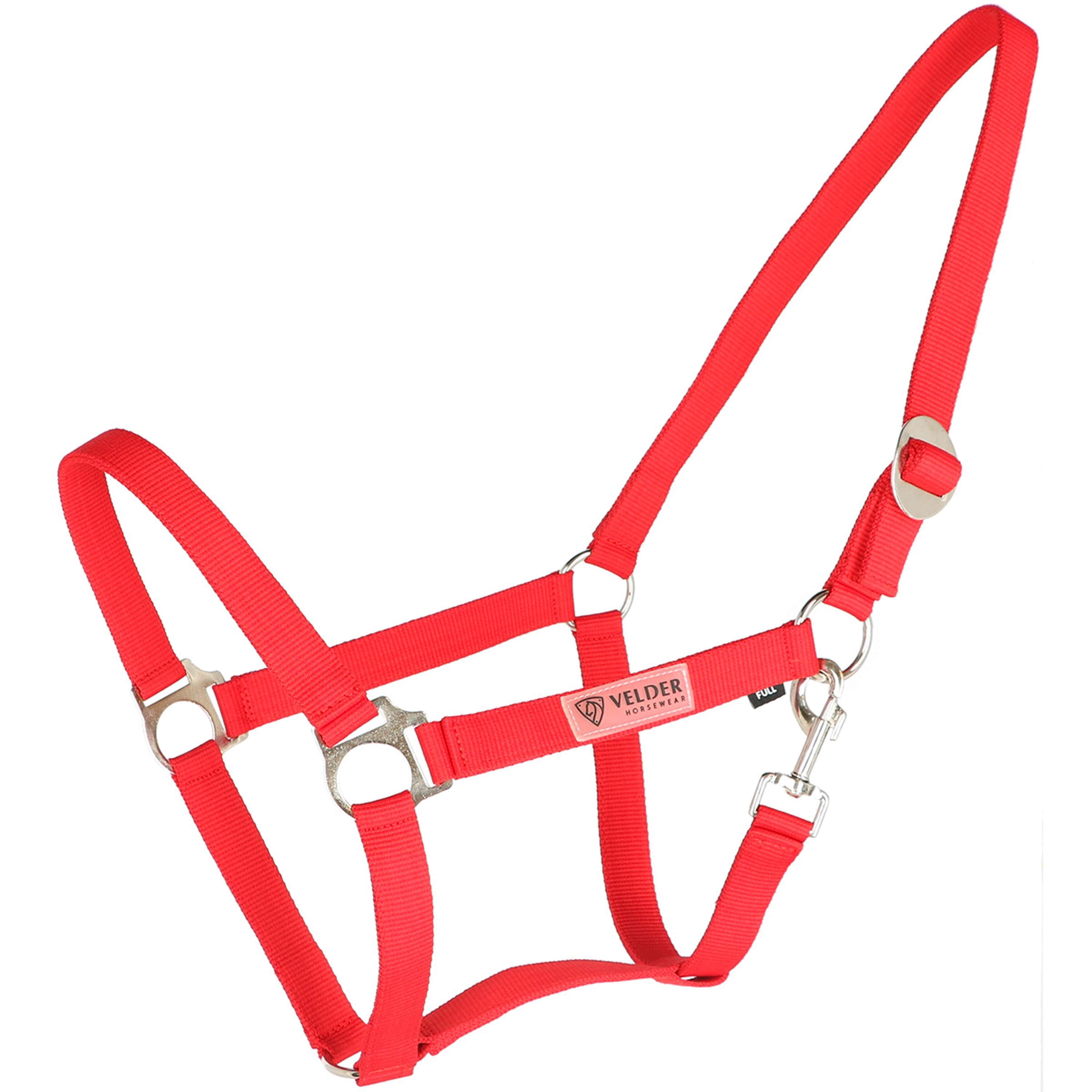 Velder Horsewear Essentials Halfterset Basic Summer High Risk Red