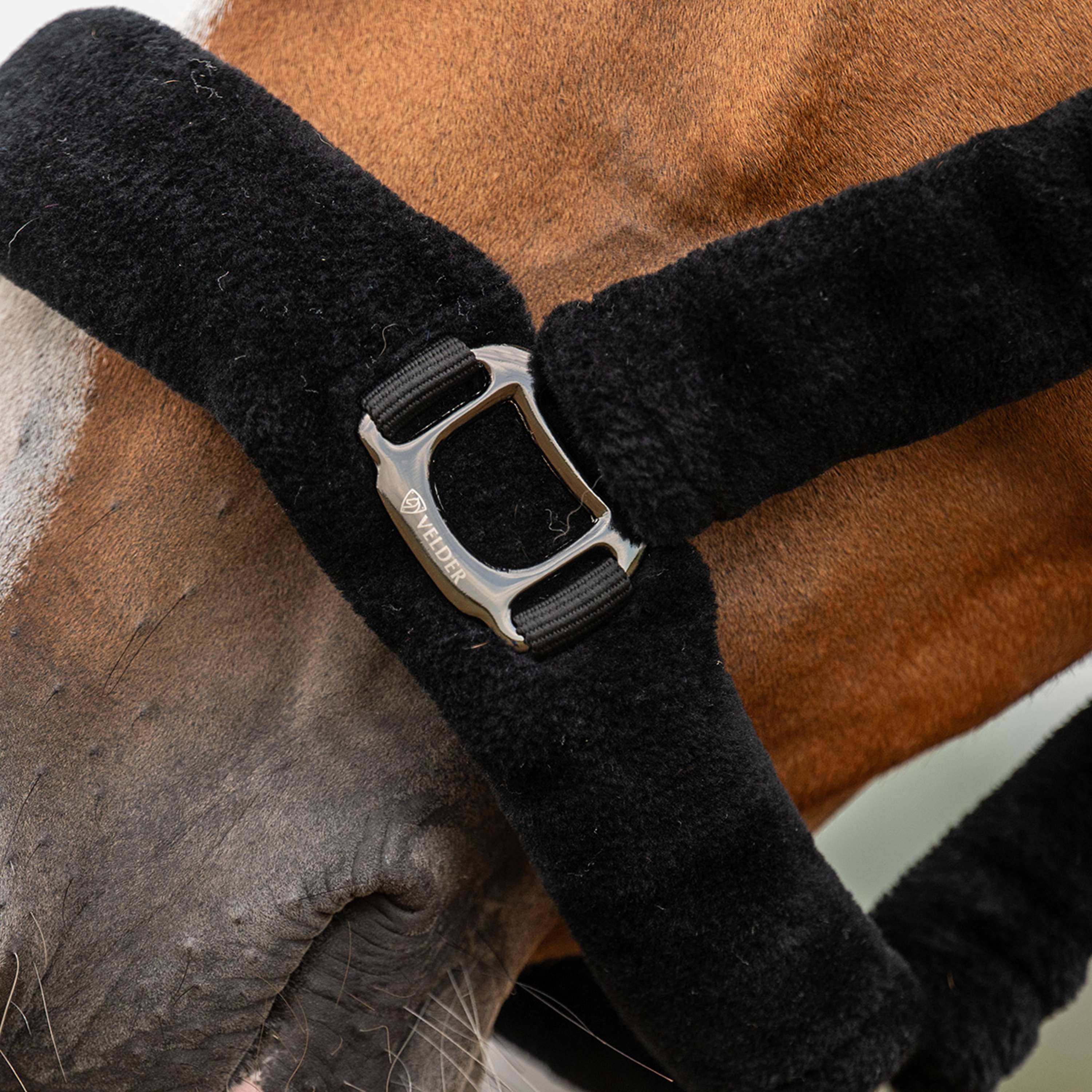 Velder Horsewear Premium Halfter Comfort Fur Schwarz