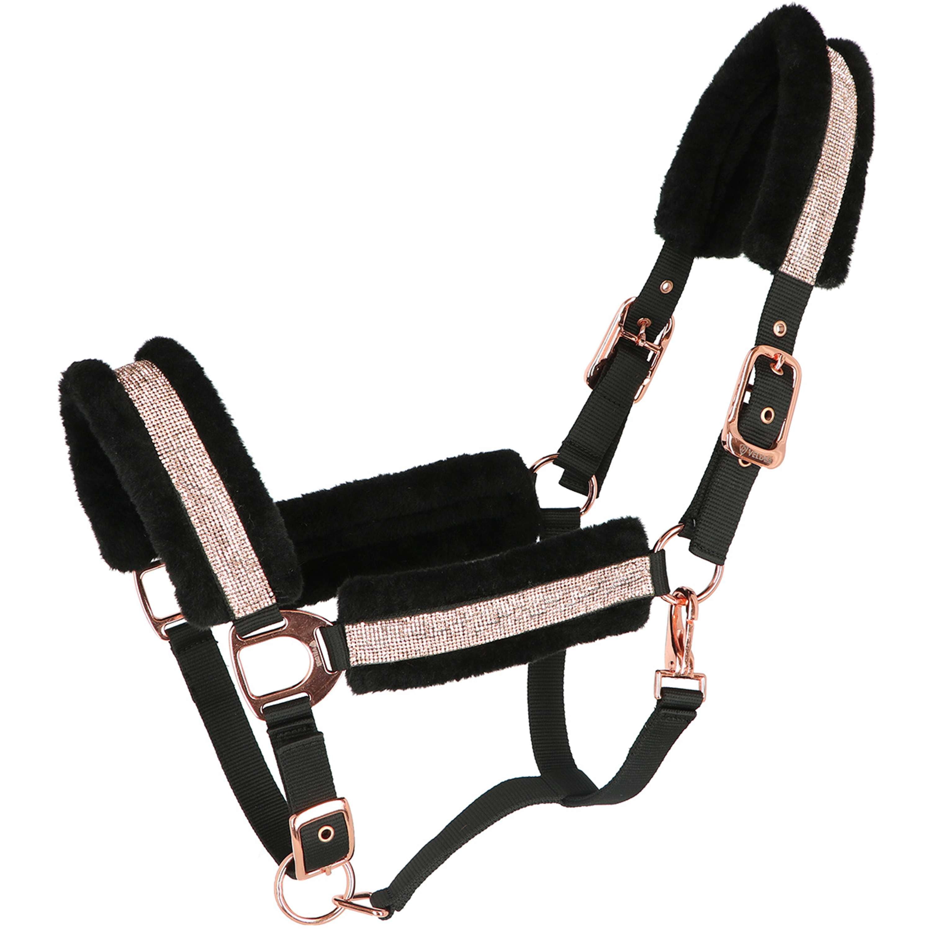Velder Horsewear Essentials Halfter Soft Sparkle Schwarz
