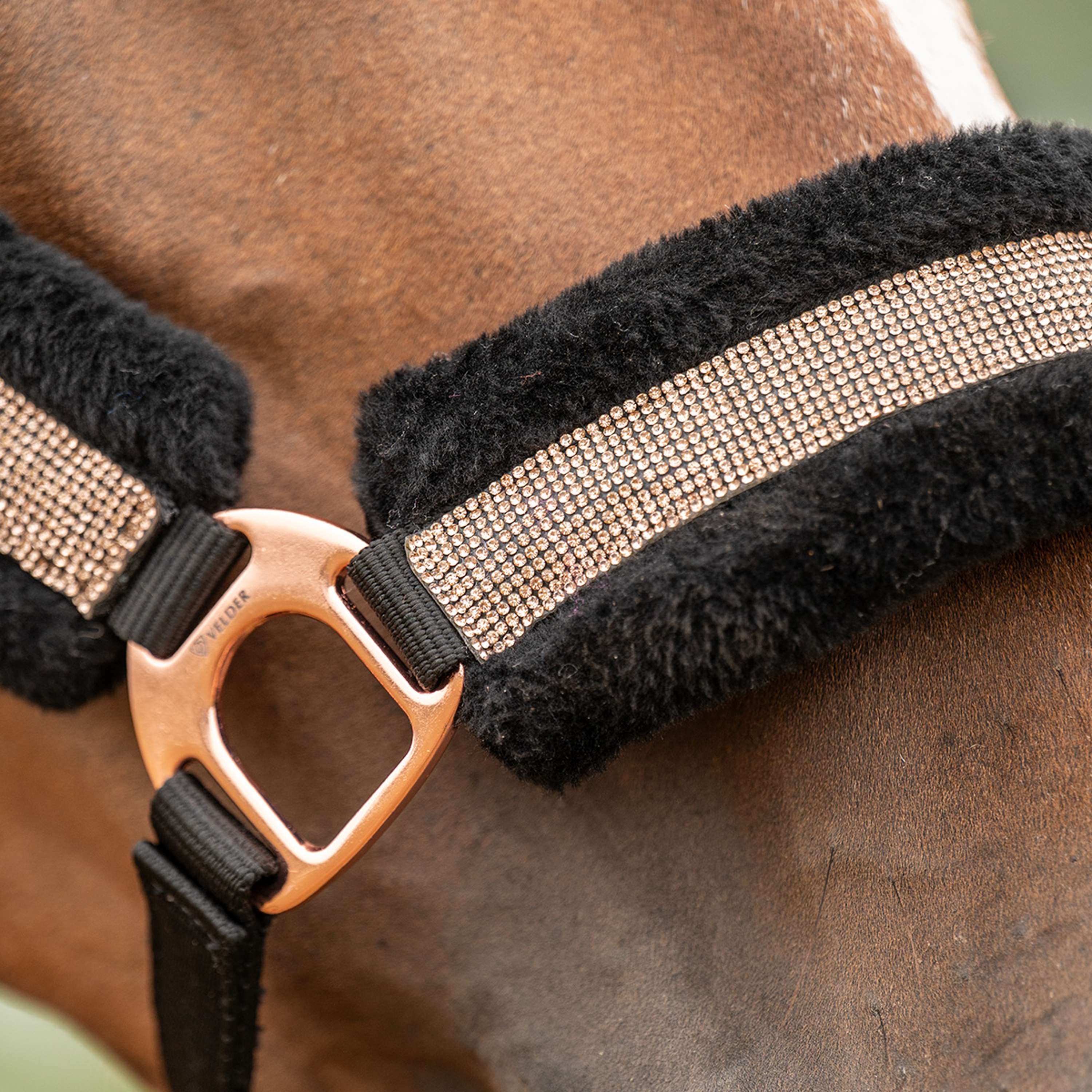 Velder Horsewear Essentials Halfter Soft Sparkle Schwarz