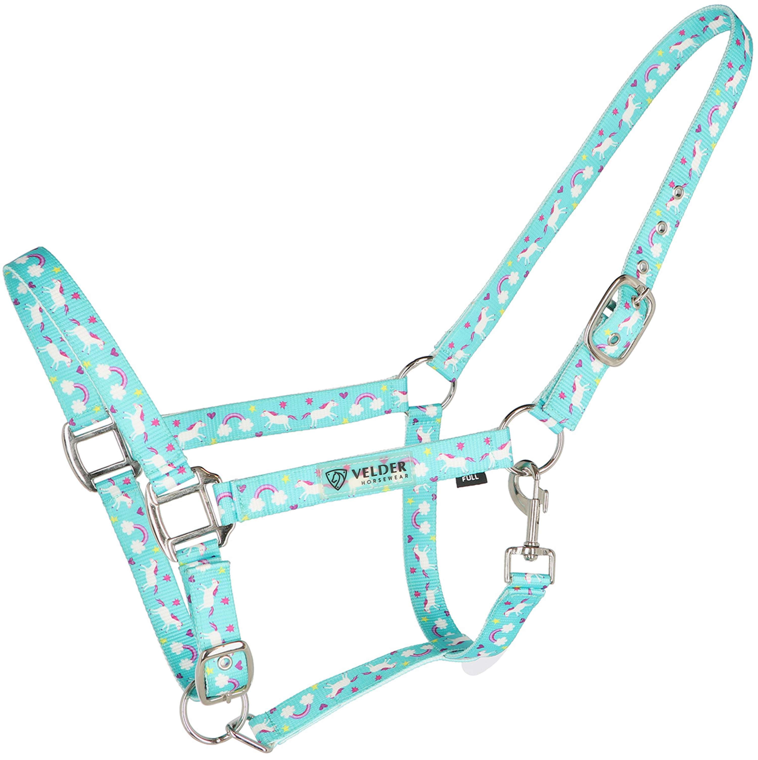 Velder Horsewear Essentials Halfter Unicorn Blau