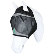 Agradi Horse Fliegenmaske Fine Mesh mit Ohrausschnitt Schwarz