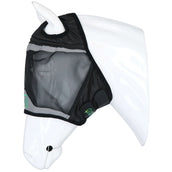 Agradi Horse Fliegenmaske Fine Mesh mit Ohrausschnitt Schwarz