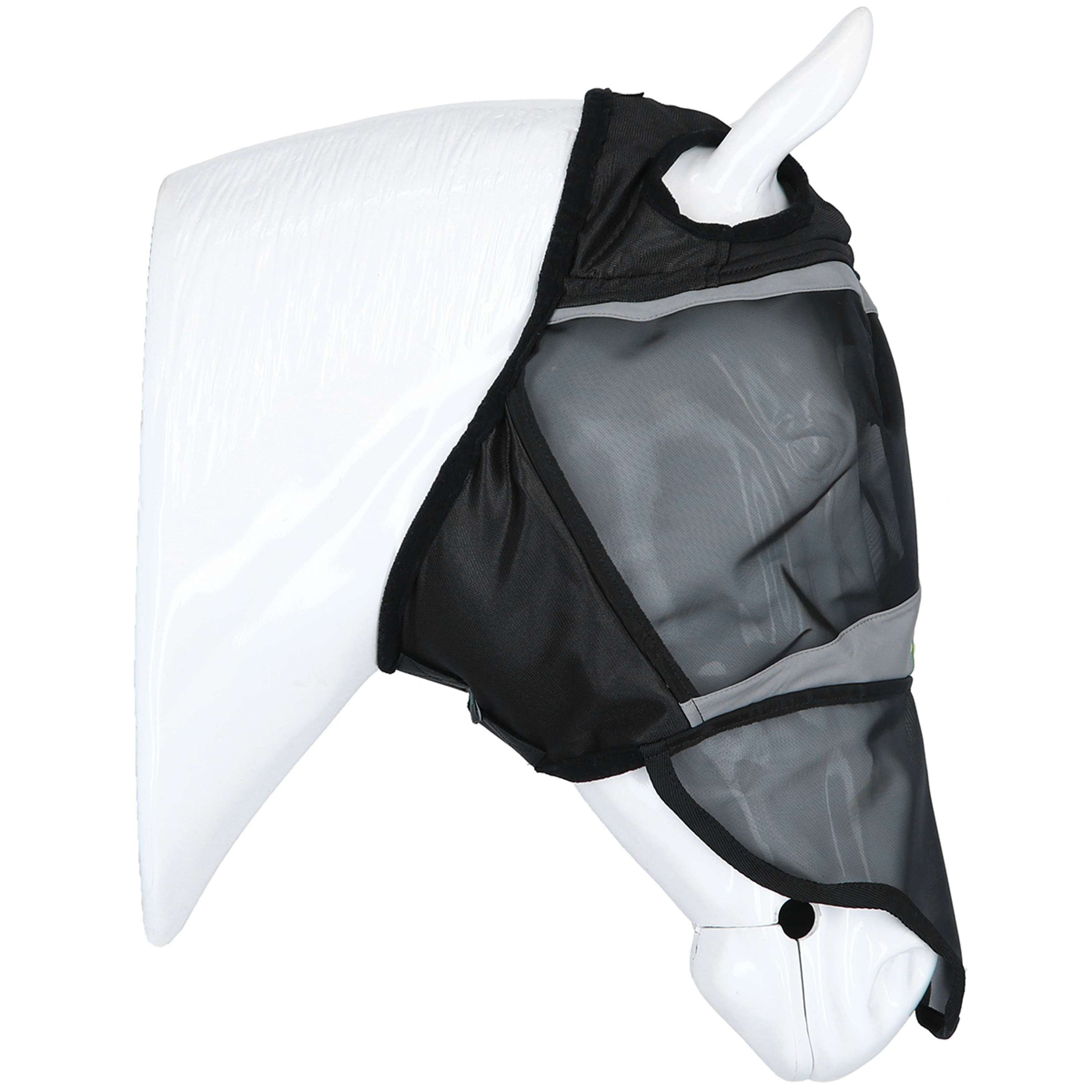 Agradi Horse Fliegenmaske Fine Mesh mit Ohrausschnitt und Nase Schwarz Agradi Horse Fliegenmaske Fine Mesh mit Ohrausschnitt und Nase Schwarz