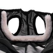 Agradi Horse Fliegenmaske Fine Mesh mit Ohrausschnitt und Nase Schwarz