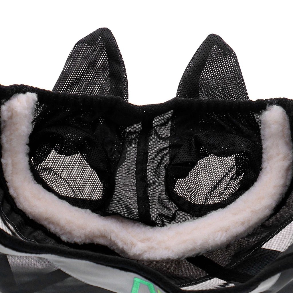 Agradi Horse Fliegenmaske Fine Mesh mit Ohren Schwarz