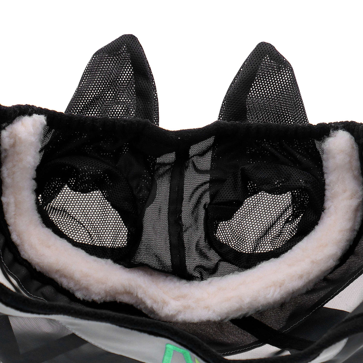 Agradi Horse Fliegenmaske Fine Mesh mit Ohren Schwarz