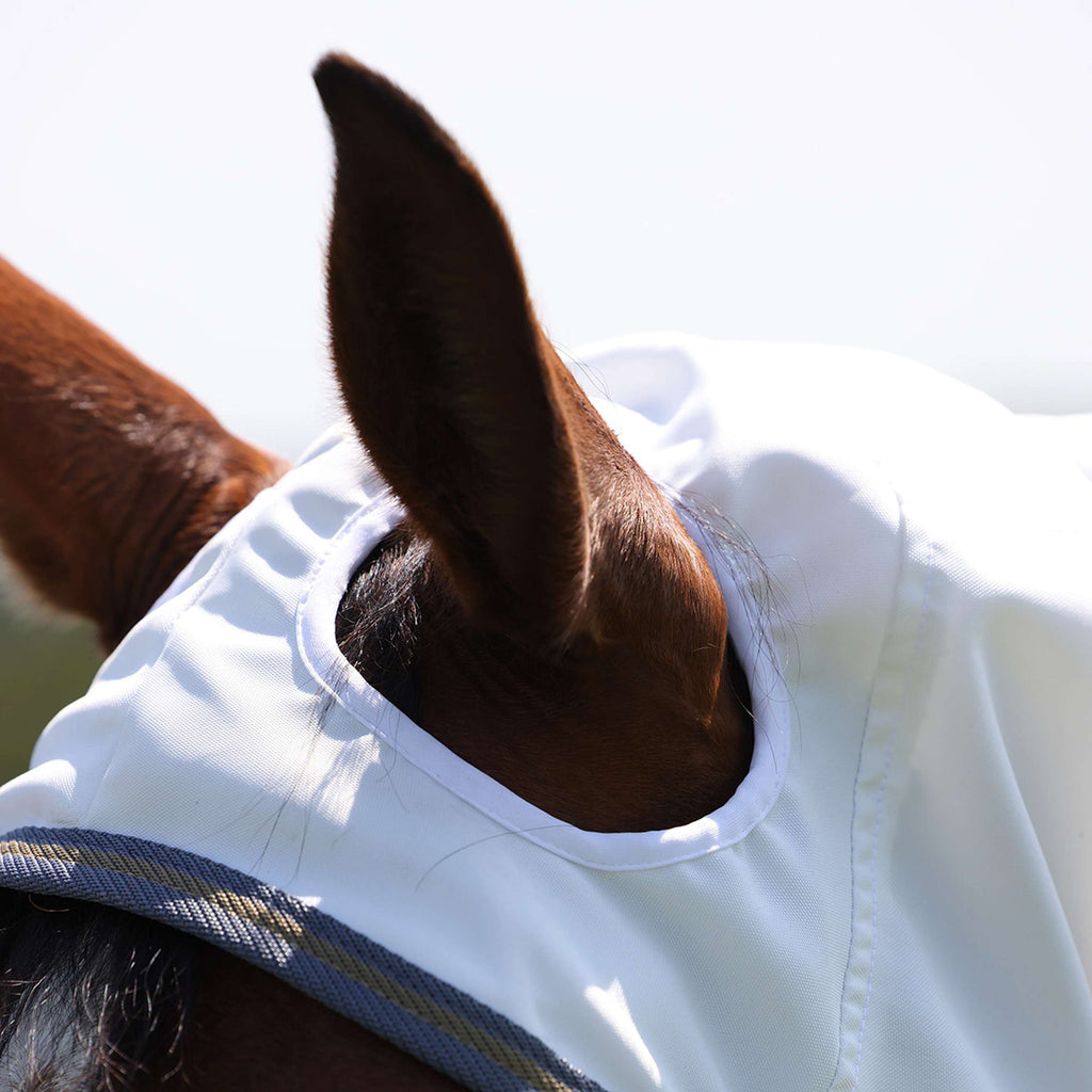 Highlander Plus by Shires Ekzemerdecke Sweet-Itch Combo Weiß/Airforce