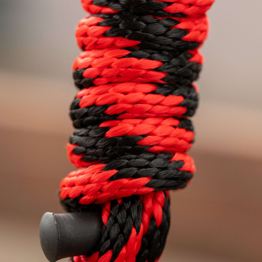 Velder Horsewear Führstrick Colorful Stripe Rot/Schwarz