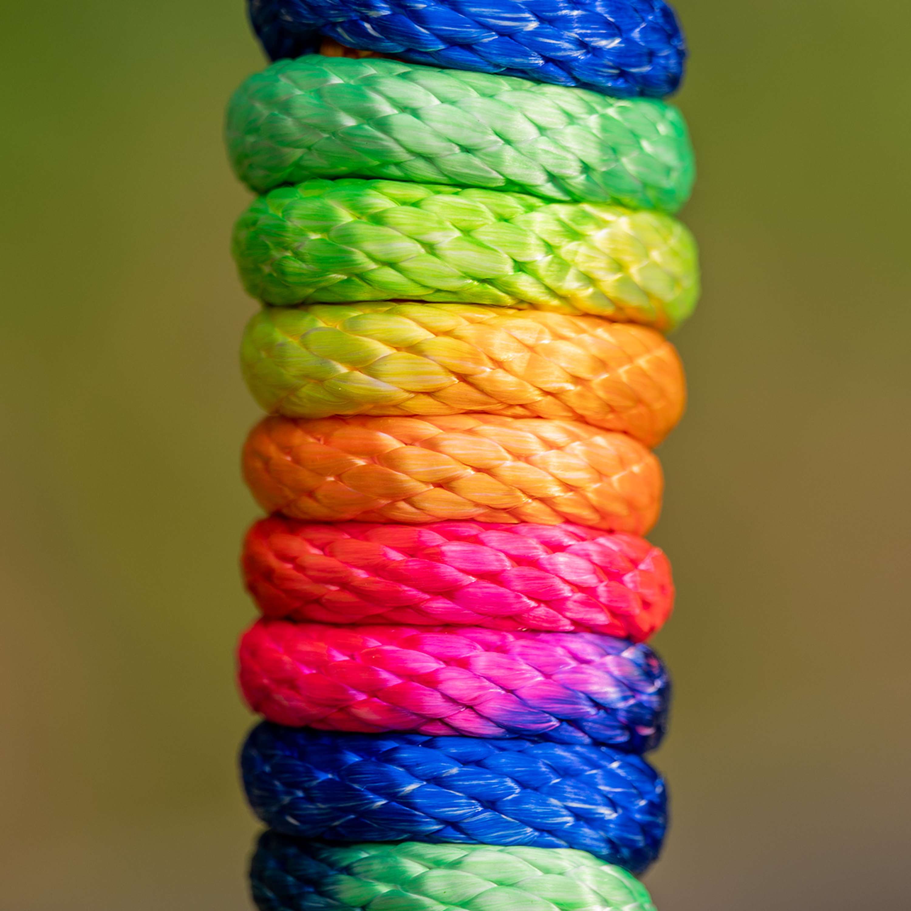 Velder Horsewear Führstrick Colorful Stripe Rainbow Pastel