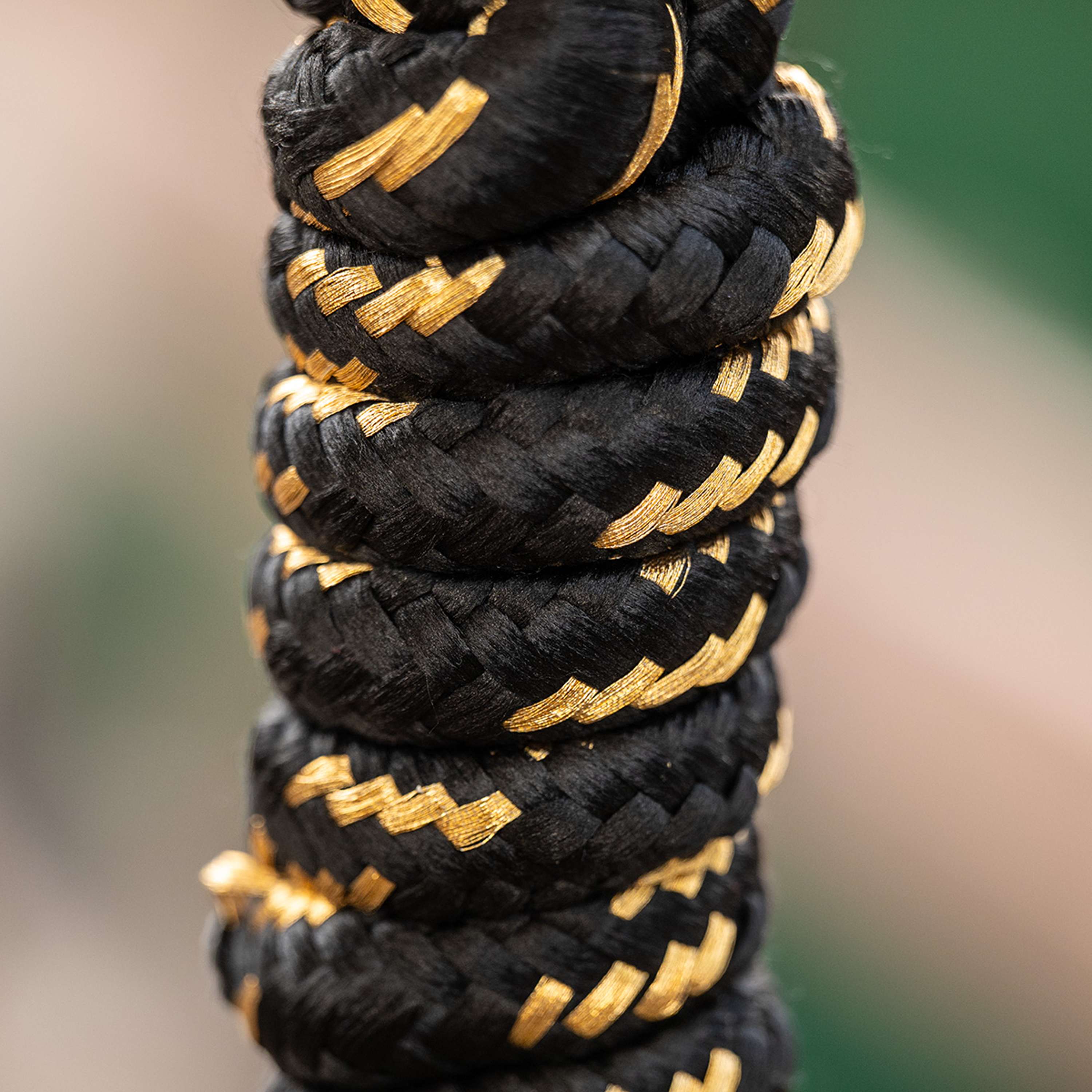 Velder Horsewear Führstrick Gold Schwarz