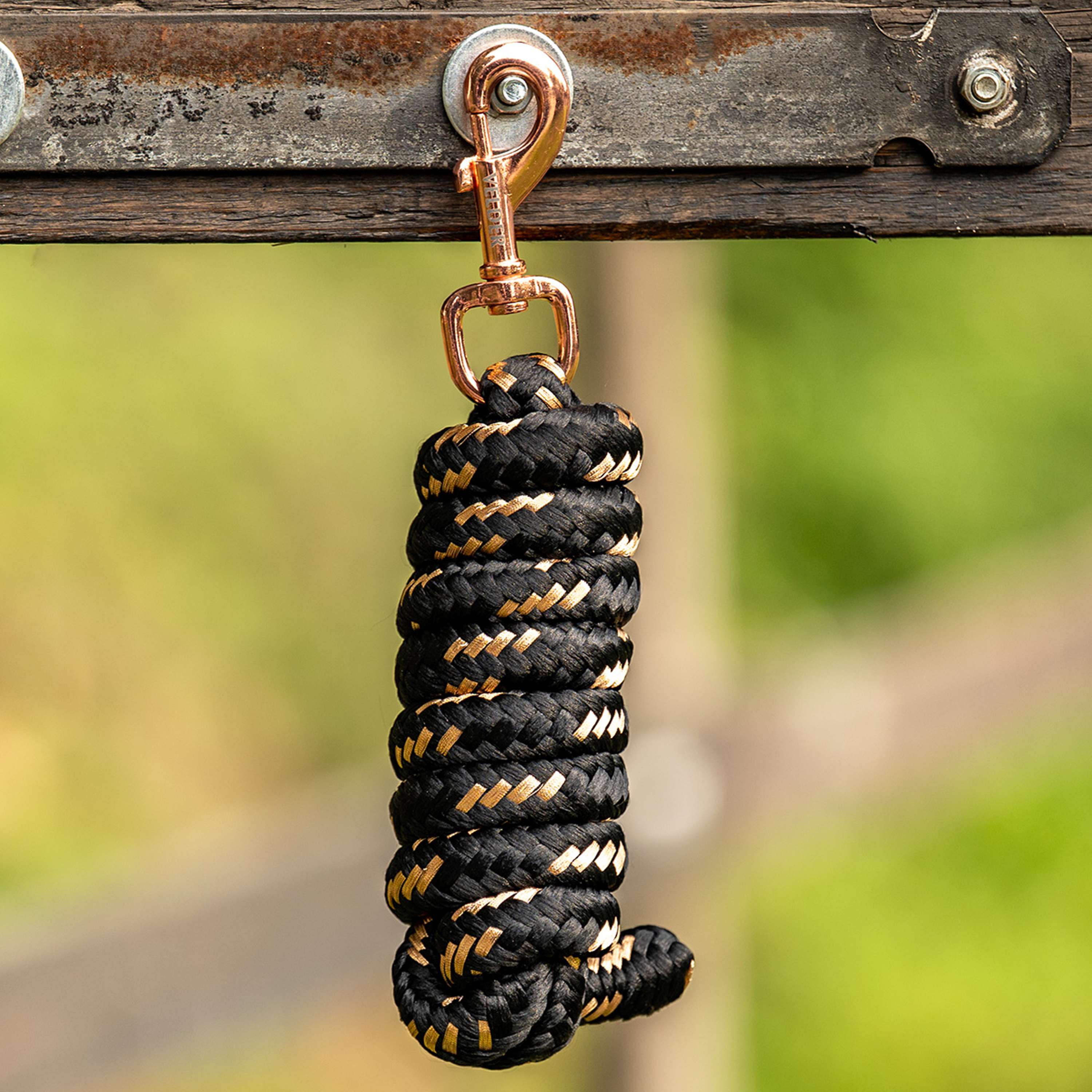 Velder Horsewear Führstrick Bronze Schwarz