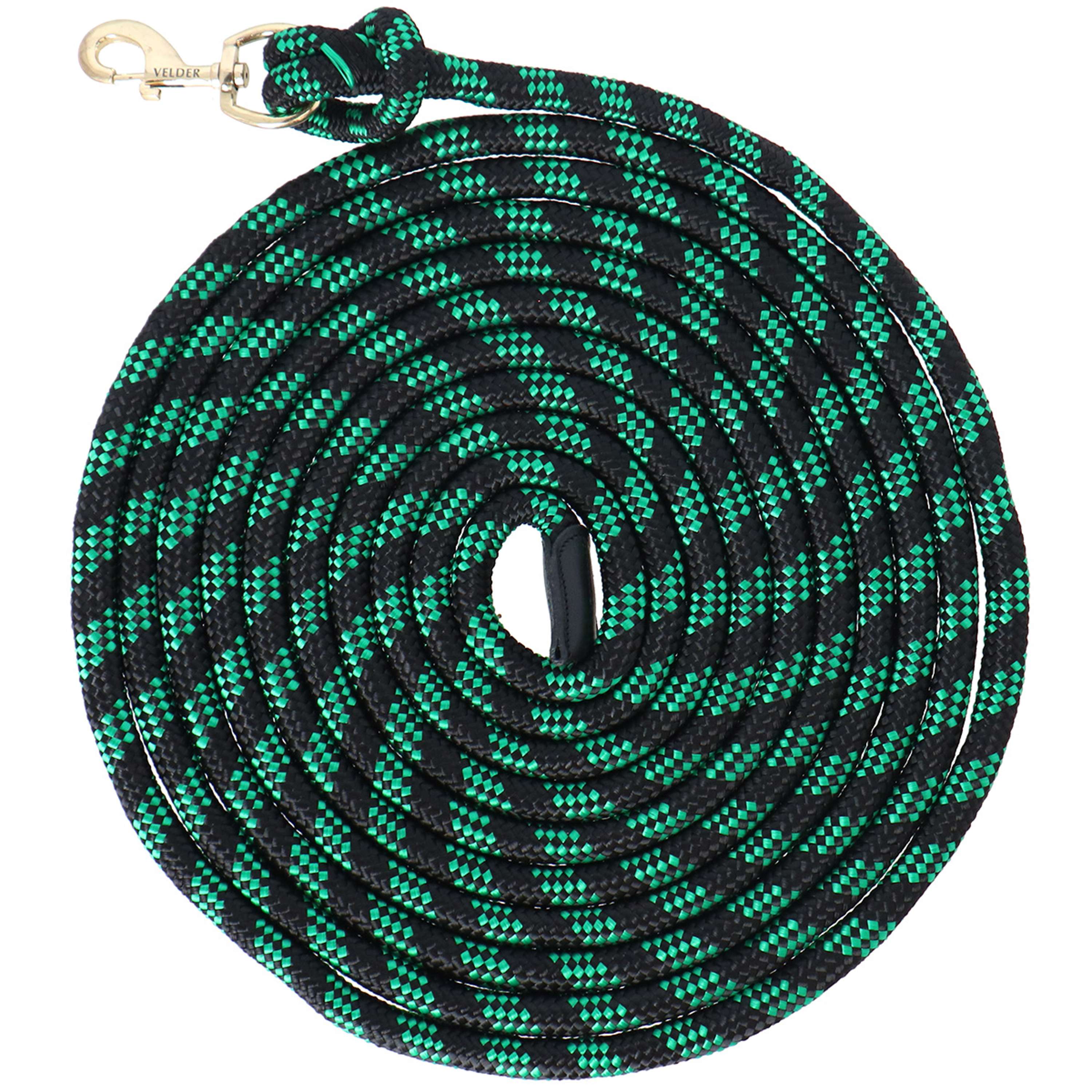 Velder Horsewear Führstrick Schwarz/Forest Green