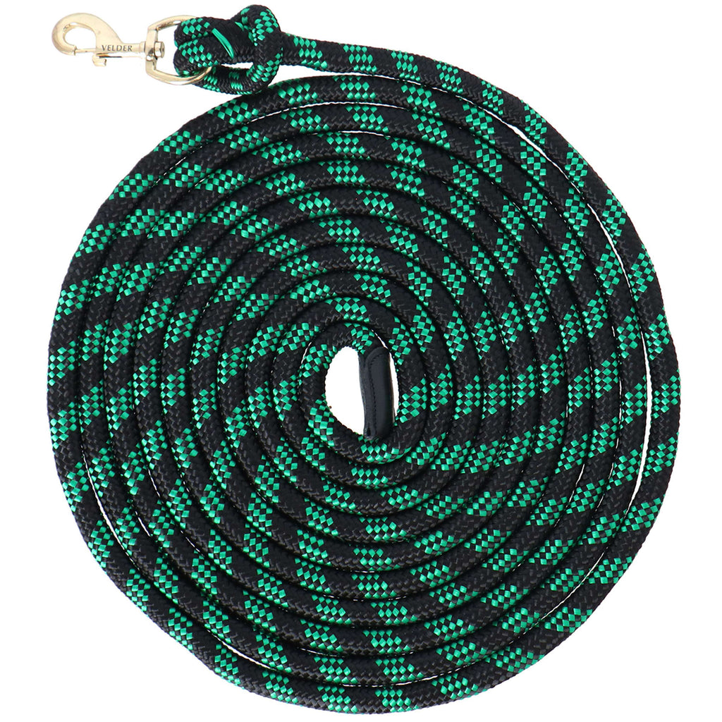 Velder Horsewear Führstrick Schwarz/Forest Green