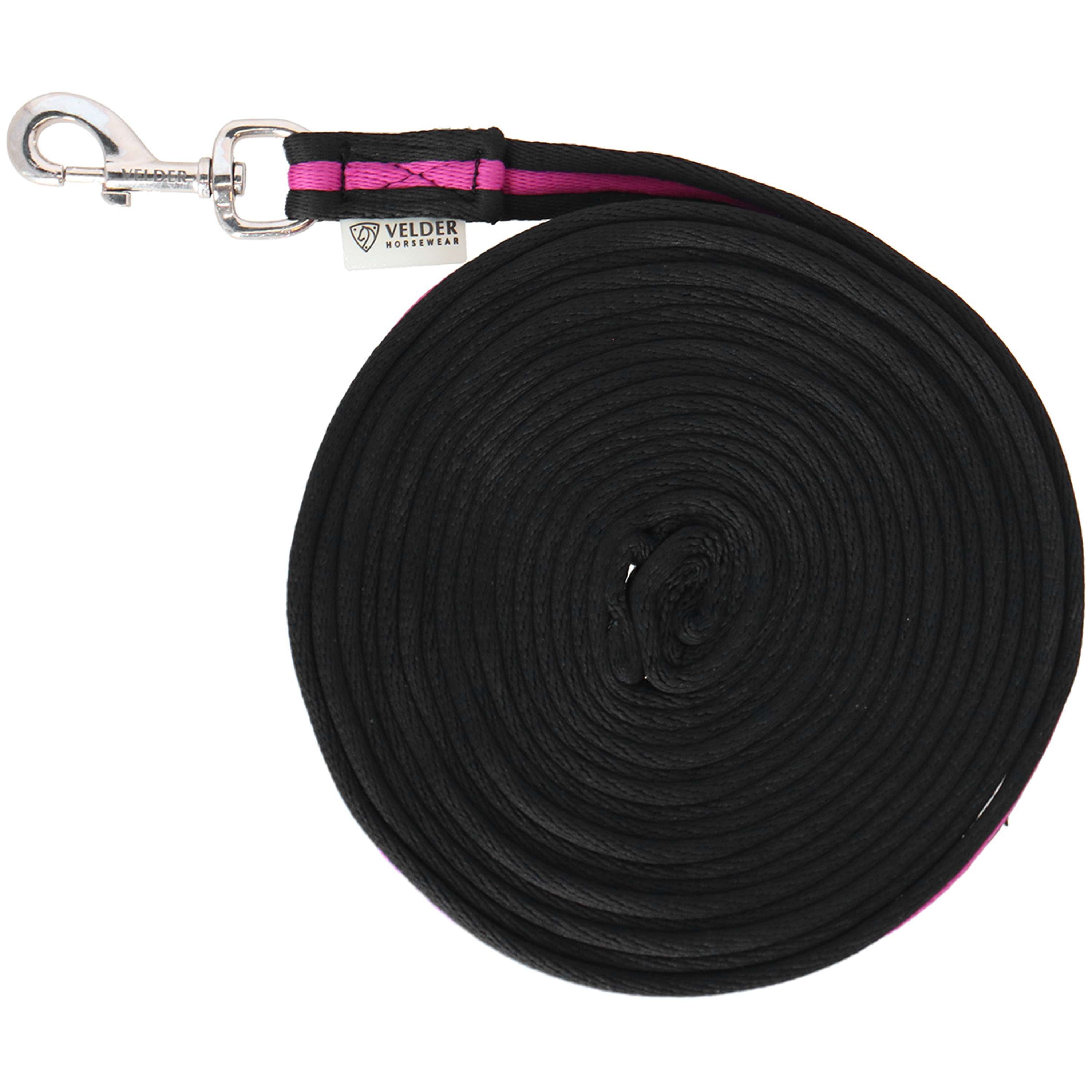 Velder Horsewear Longe Stripe Schwarz/Rosa