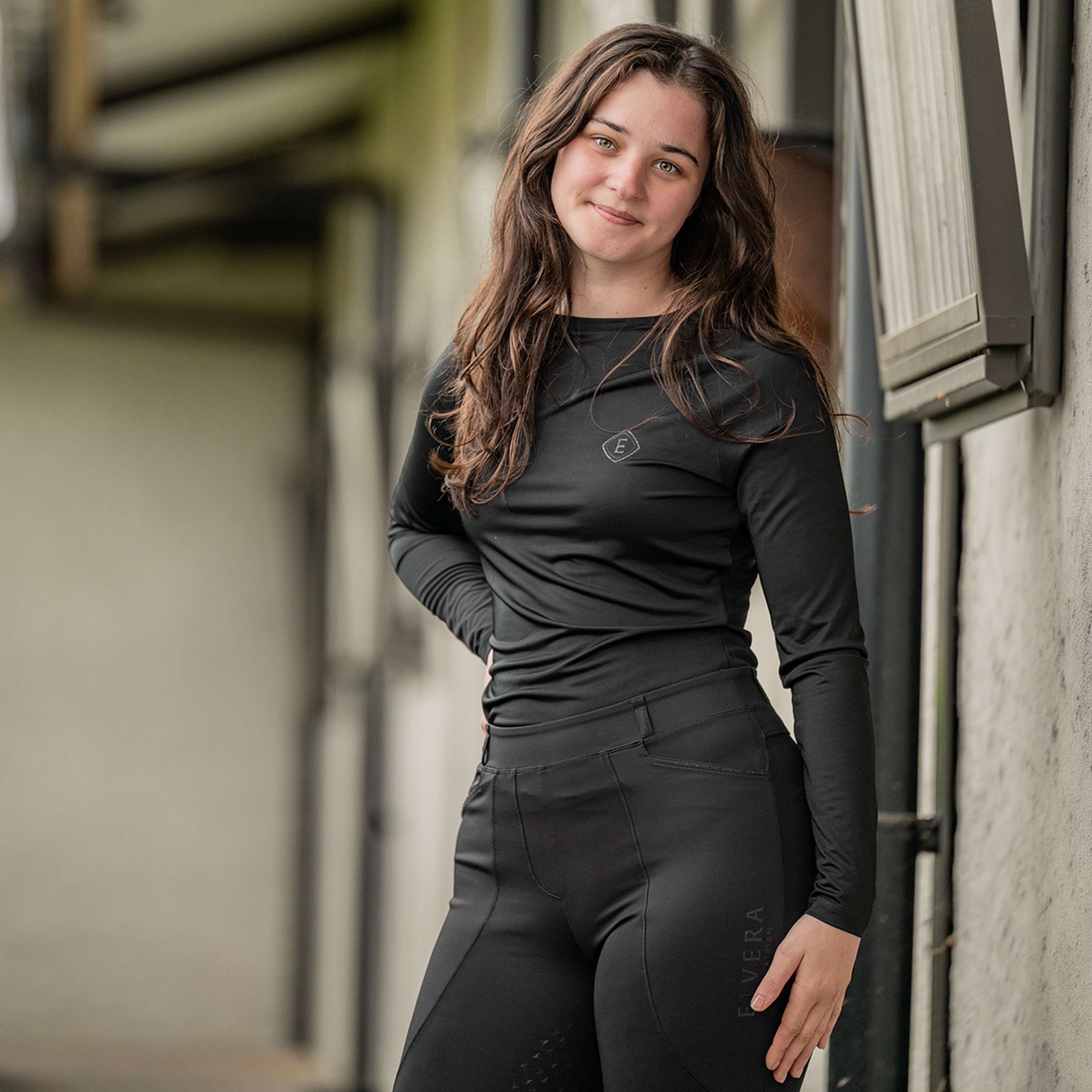Elvera Equestrian Performance-Shirt EELunara Schwarz