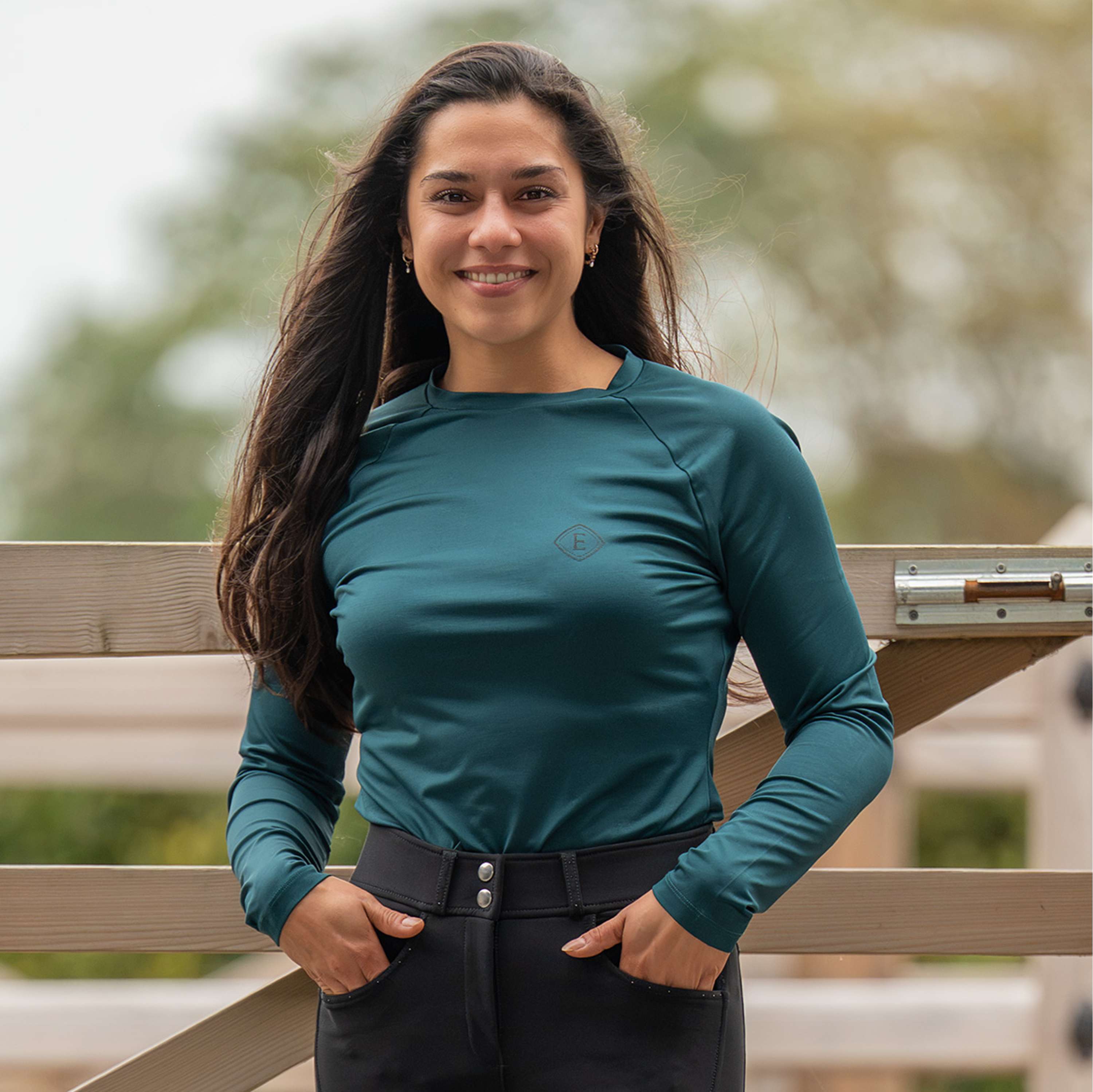 Elvera Equestrian Performance-Shirt EELunara Deep Teal