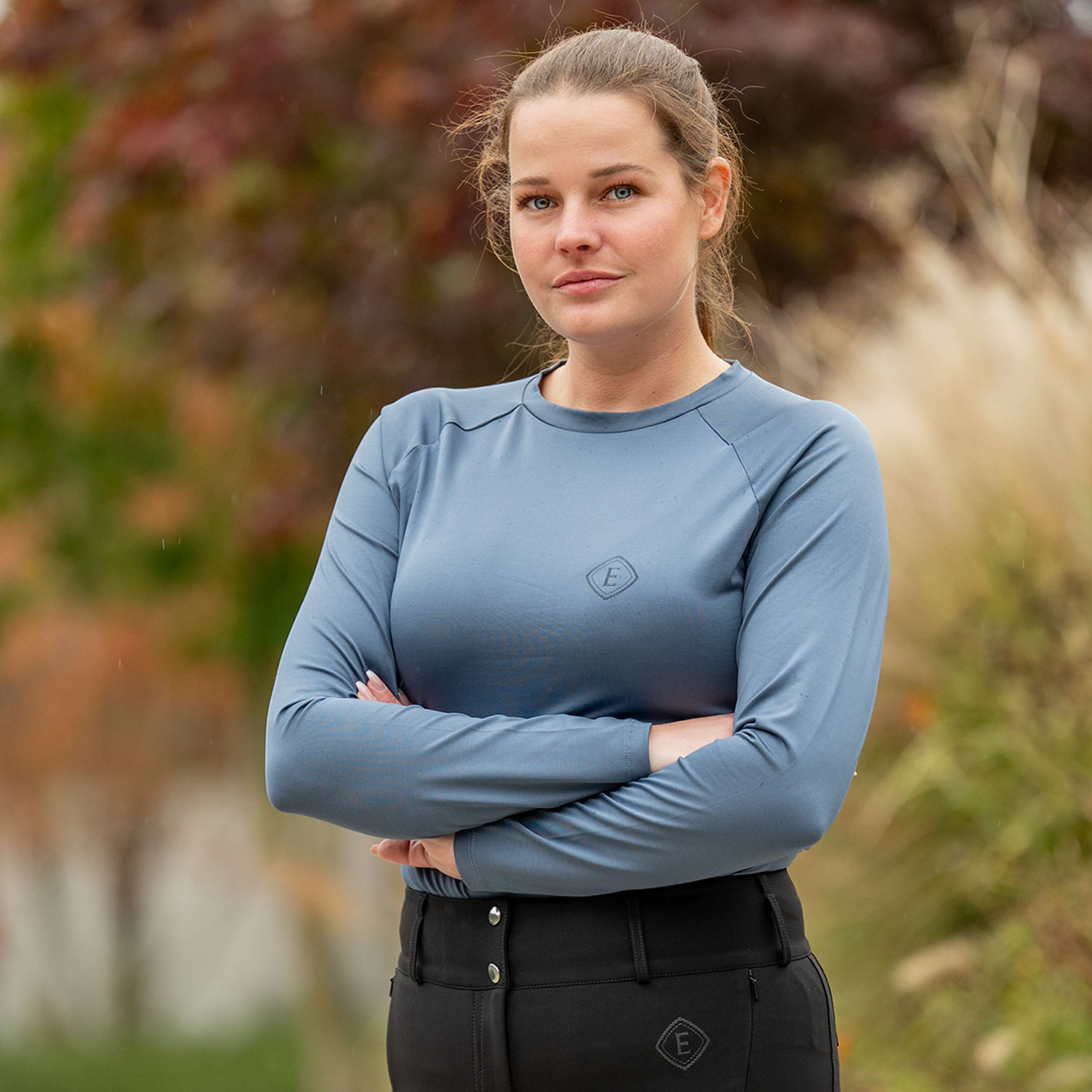 Elvera Equestrian Performance-Shirt EELunara Dove Blue