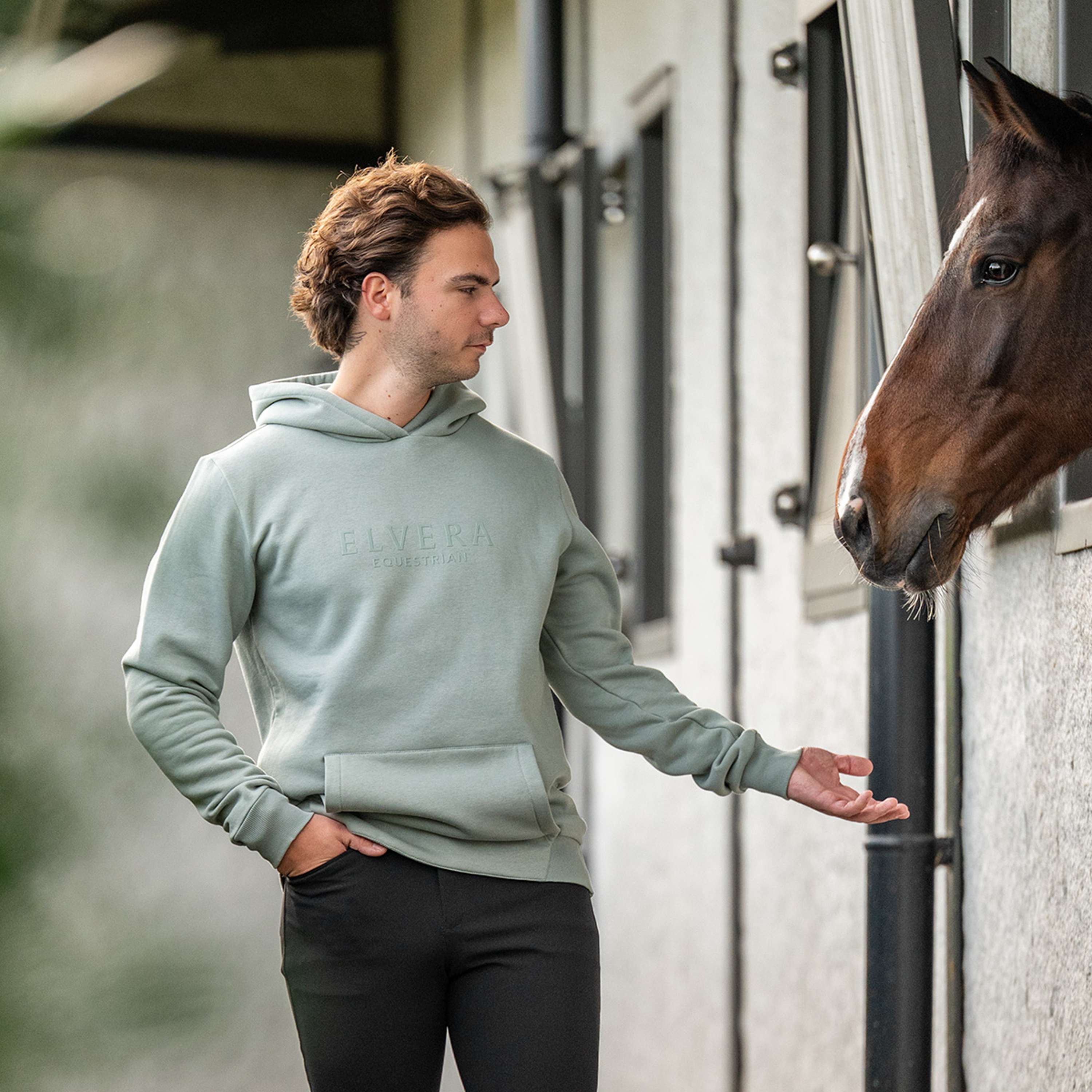 Elvera Equestrian Hoodie EEUnity Green Meleu