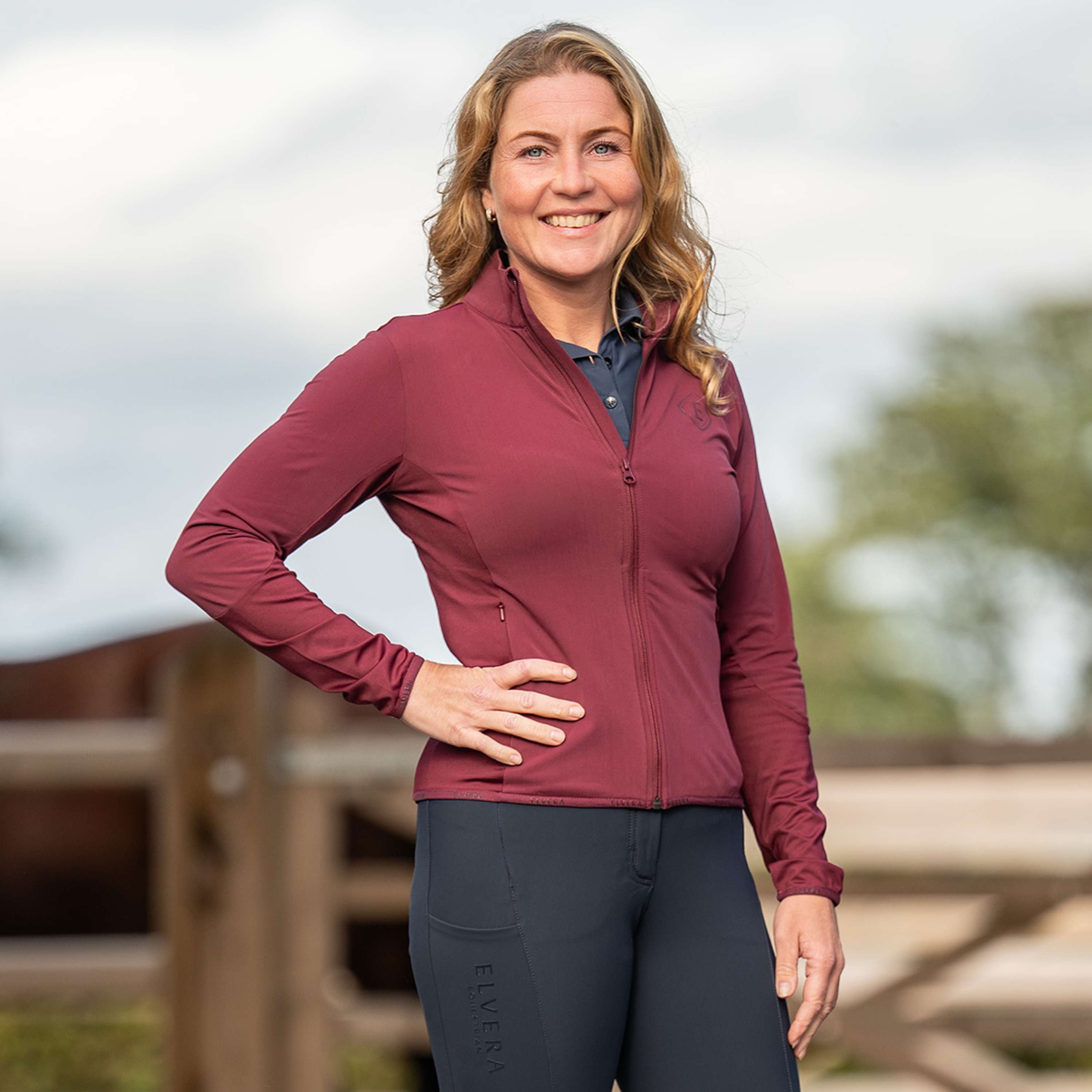 Elvera Equestrian Trainingsweste EEAveline Wineberry